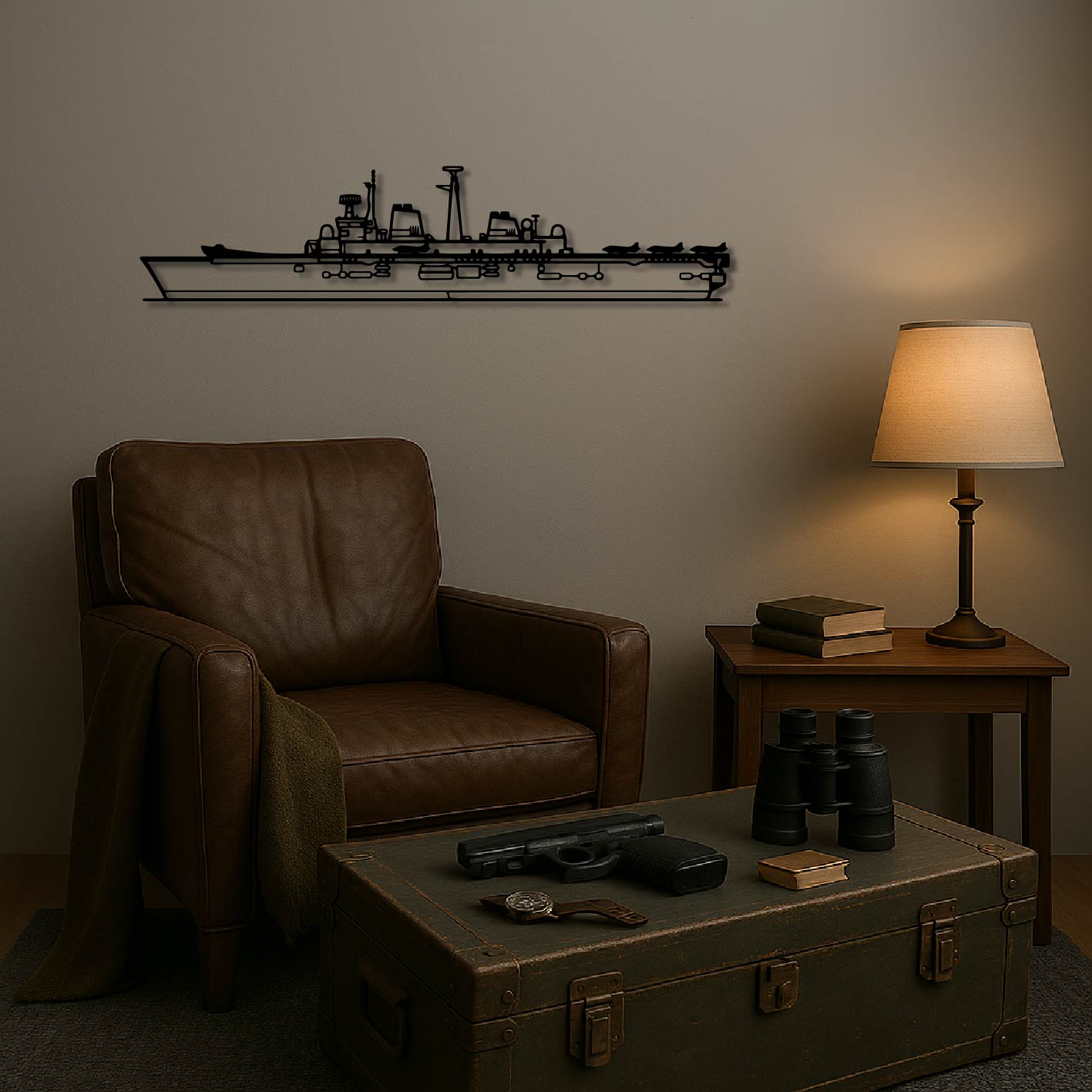 HMS INVINCIBLE R05 METAL WALL ART