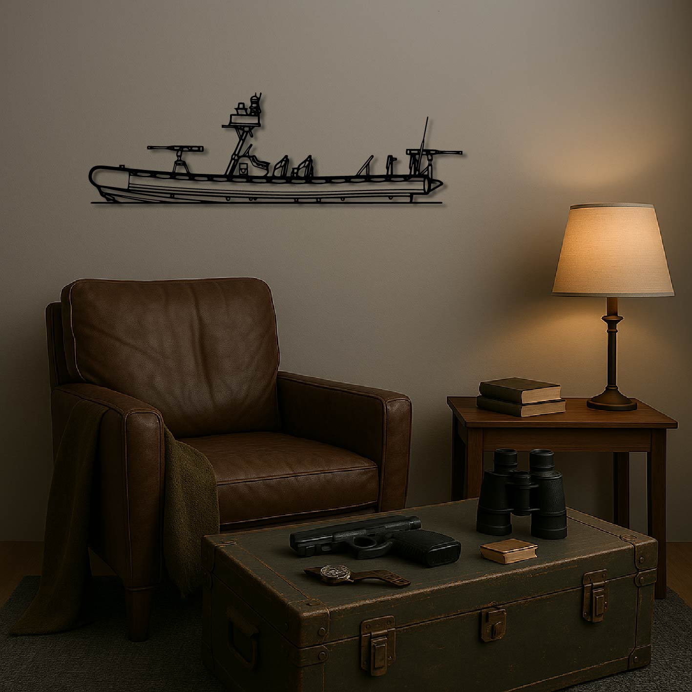 NSW RHIB METAL WALL ART