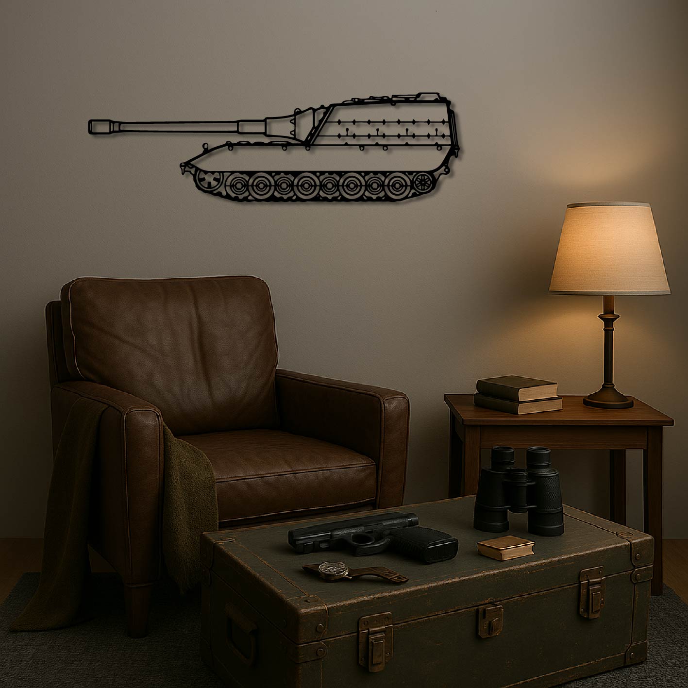 JPZ E 100 METAL WALL ART