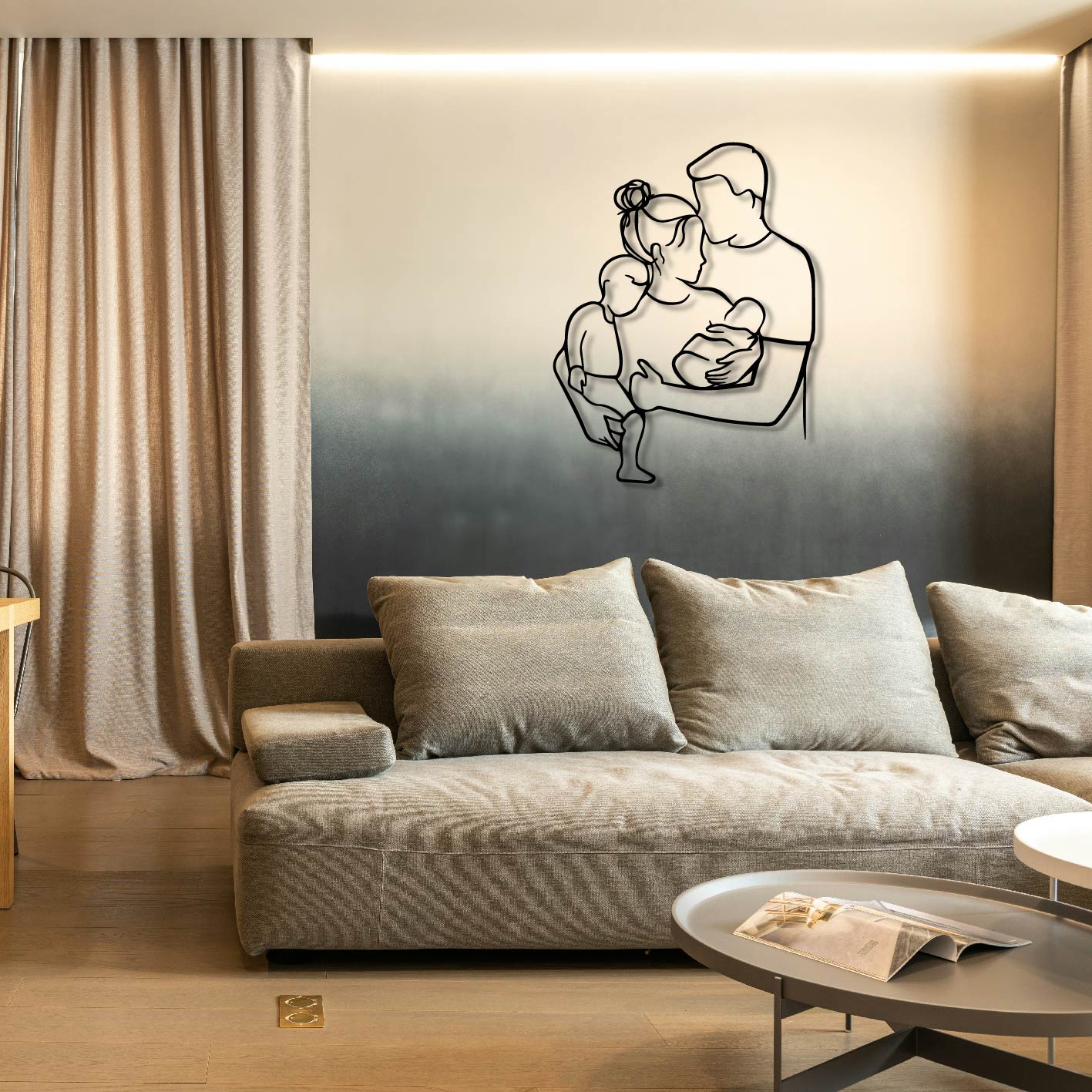 FAMILY METAL WALL ART