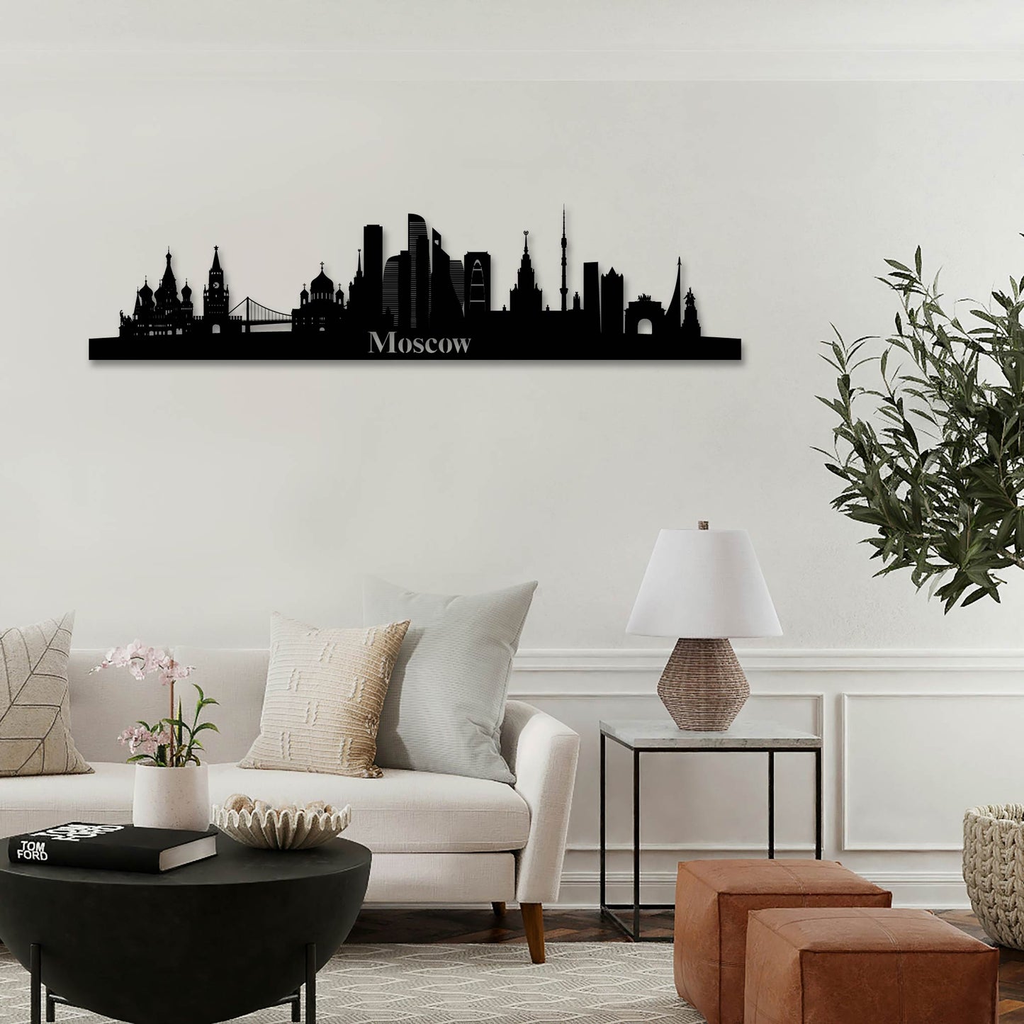 MOSCOW DETAILED METAL WALL ART