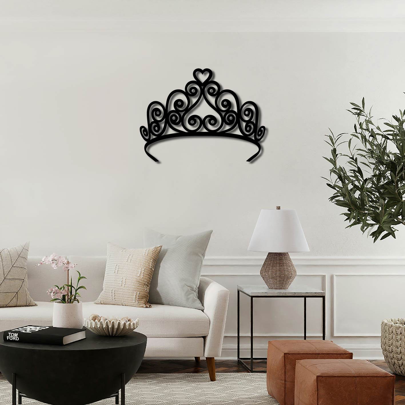 TIARA METAL WALL ART