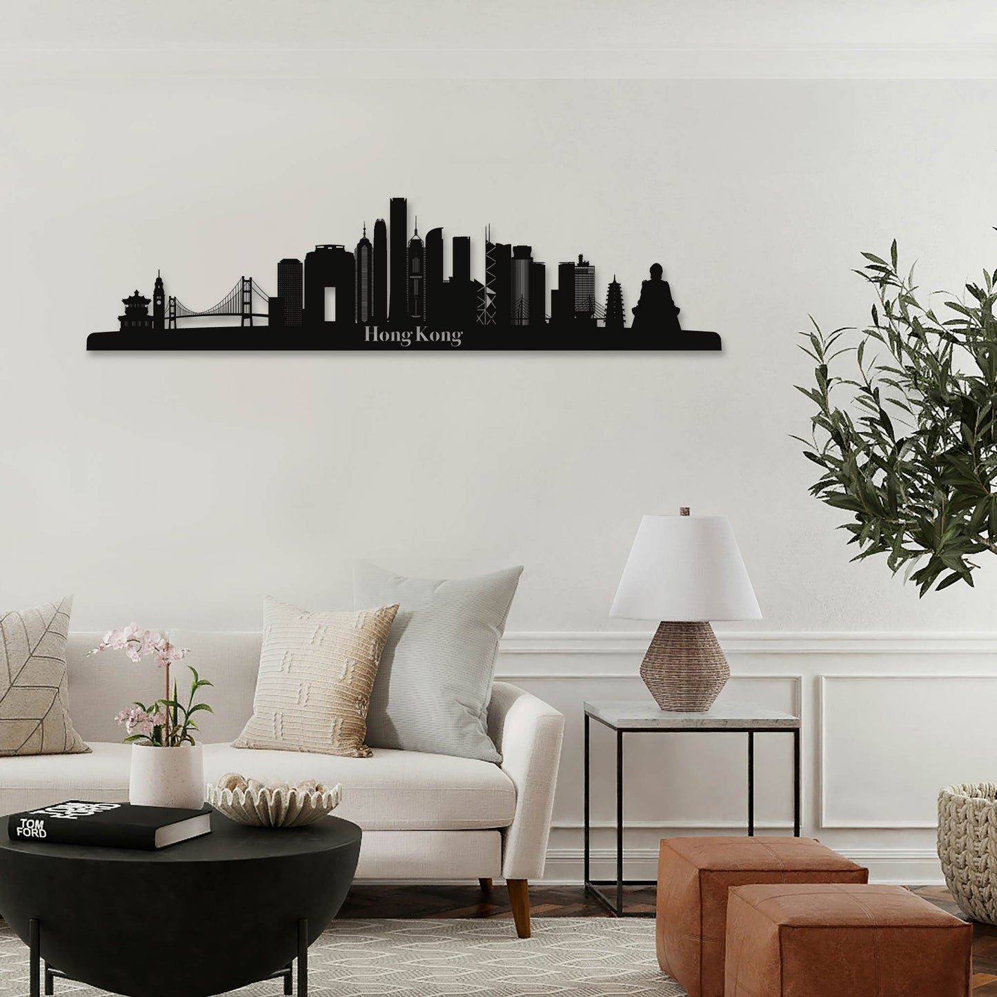 HONG KONG METAL WALL ART