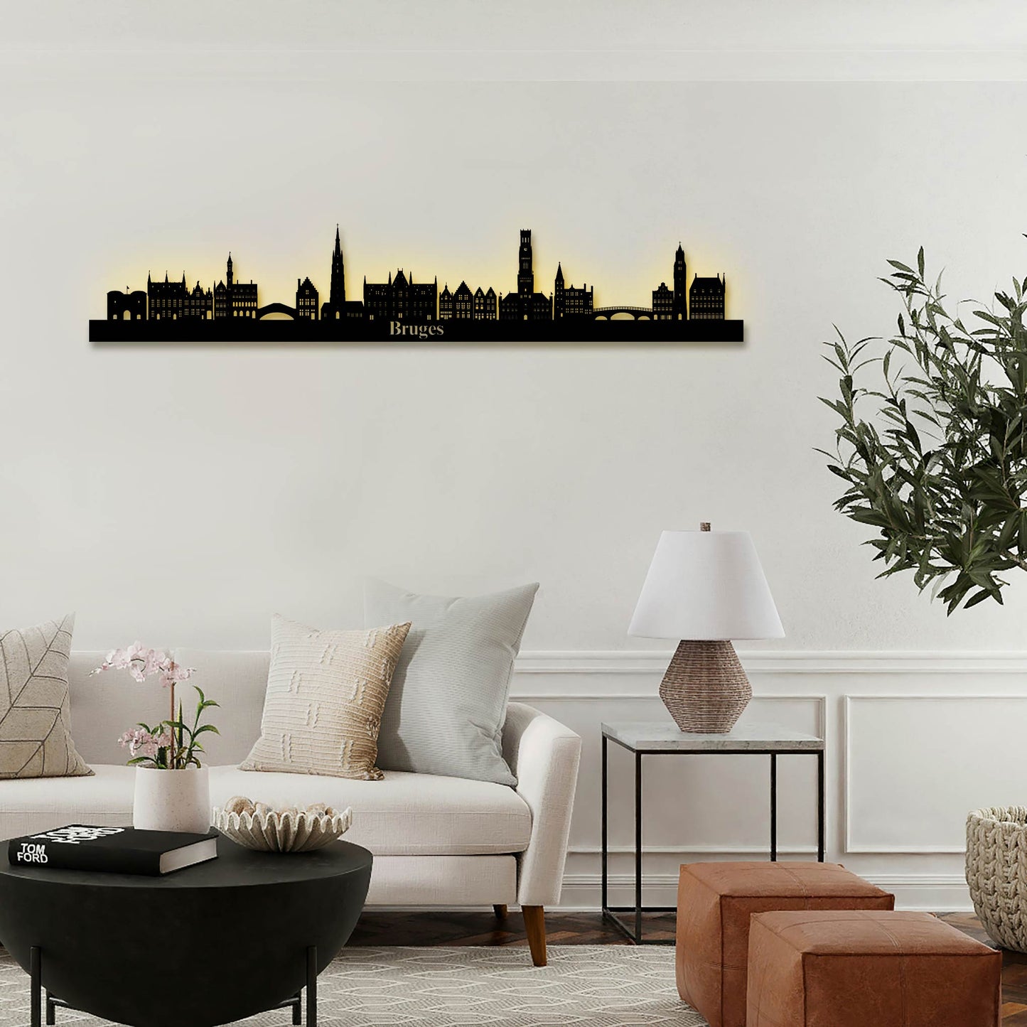 BRUGES METAL WALL ART