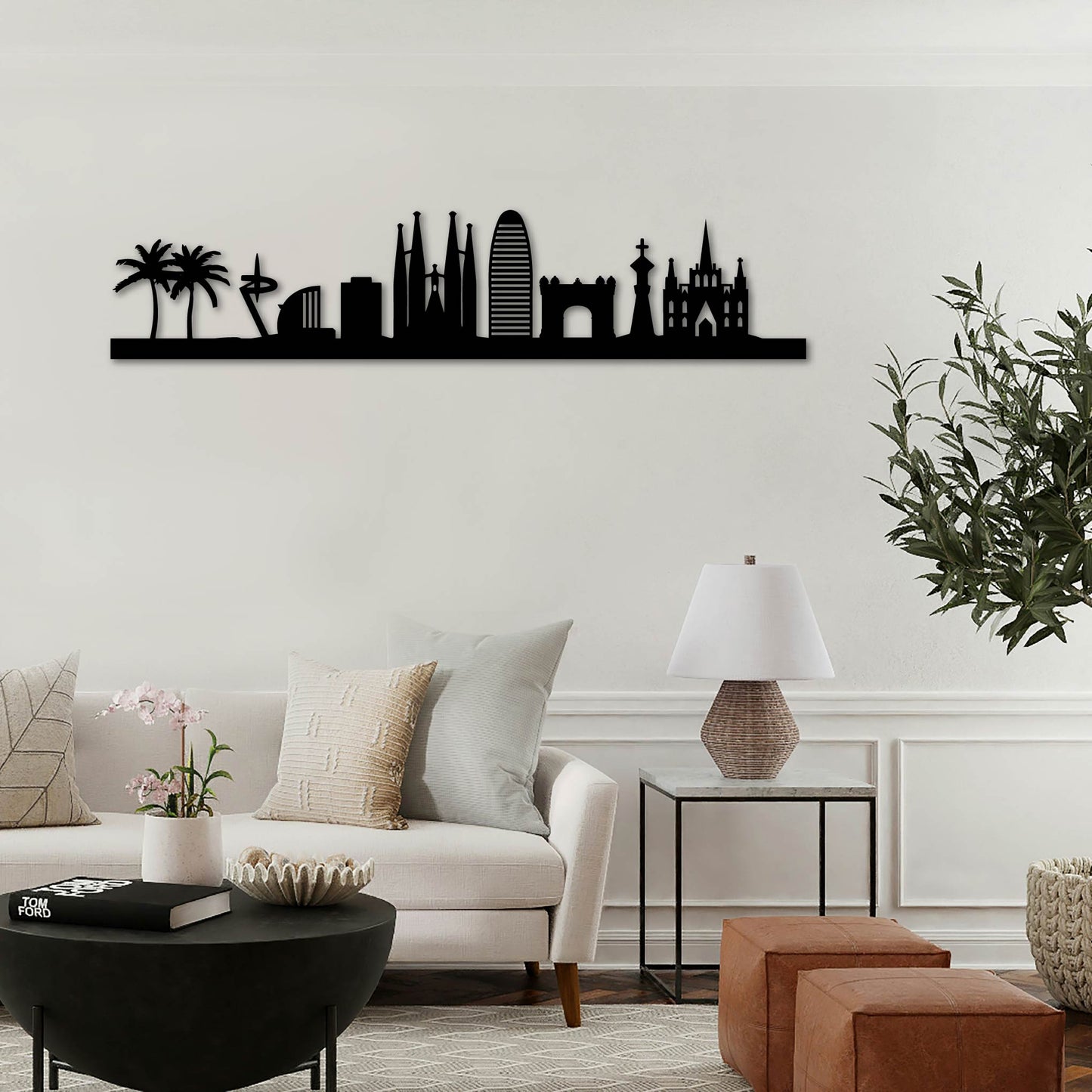 BARCELONA SPAIN METAL WALL ART