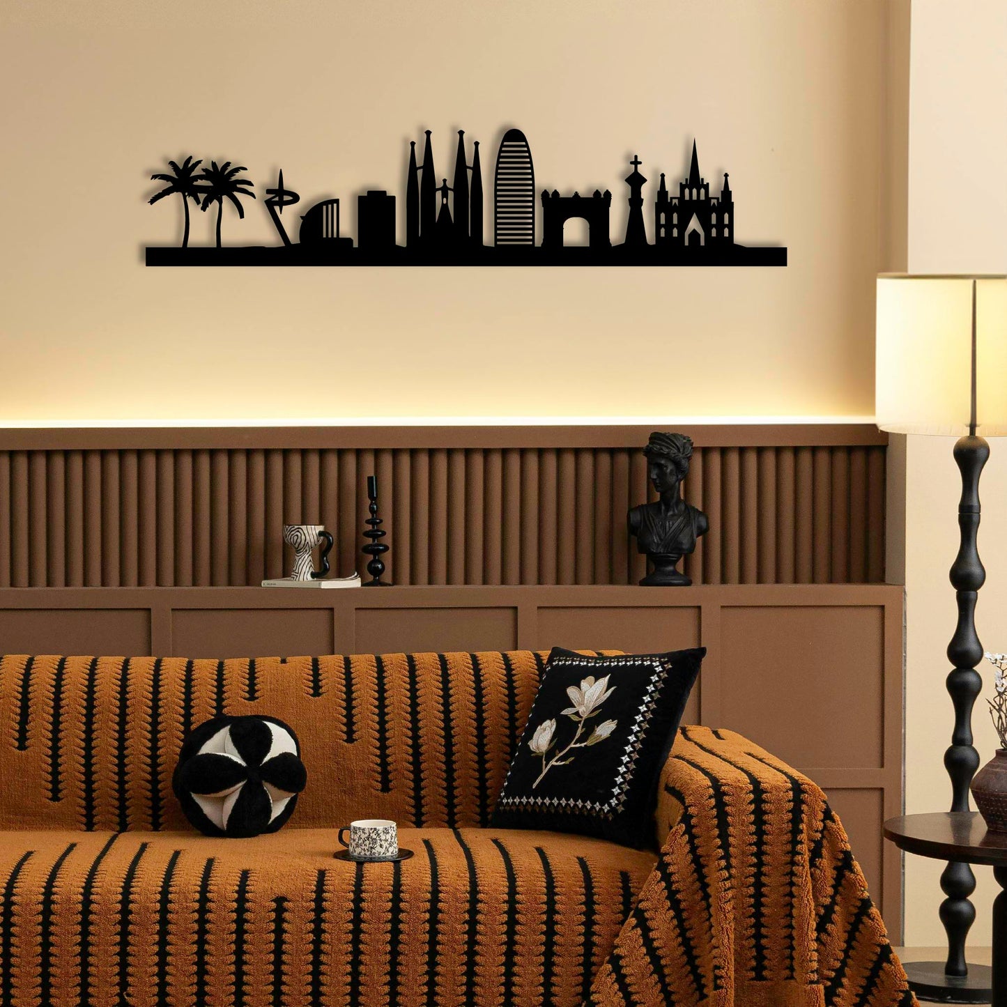BARCELONA SPAIN METAL WALL ART