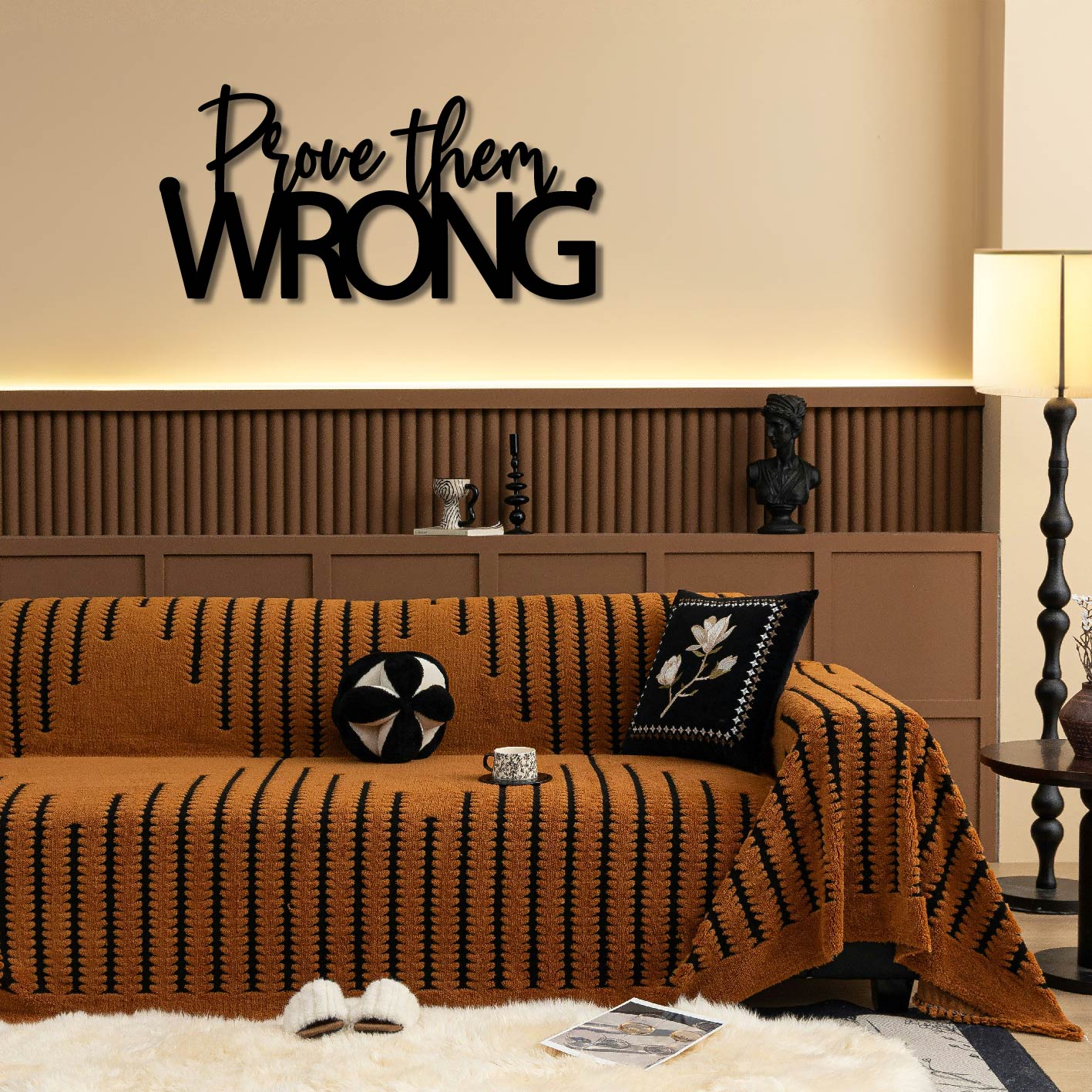 PROVE THEM WRONG METAL WALL ART