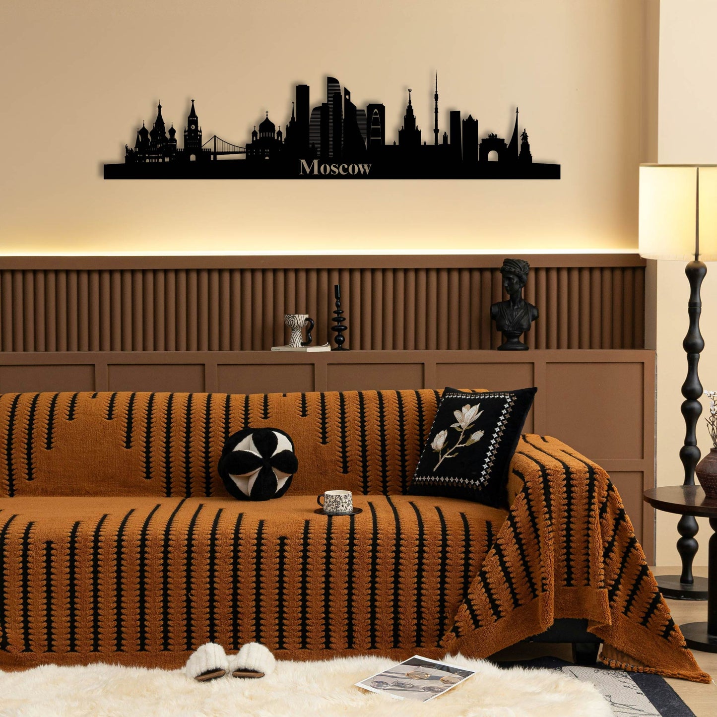 MOSCOW DETAILED METAL WALL ART