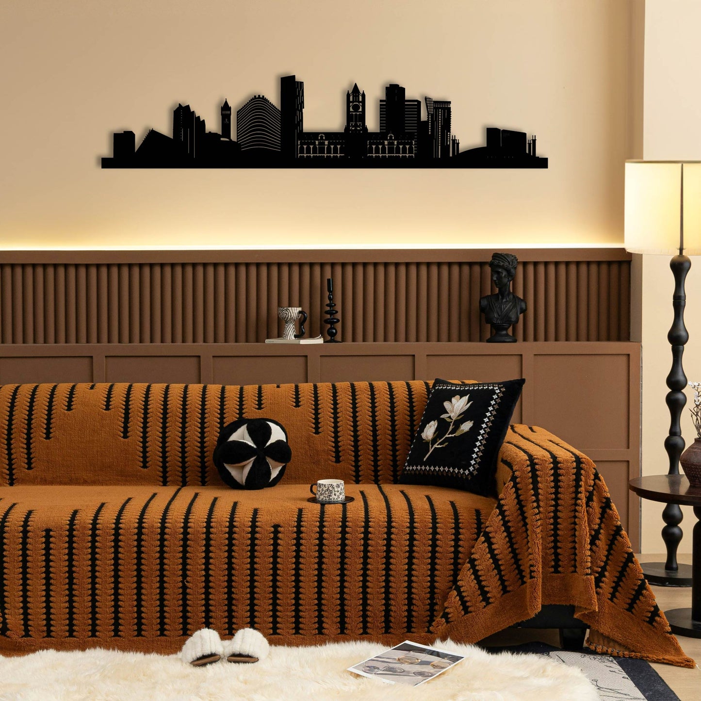 MANCHESTER ENGLAND METAL WALL ART