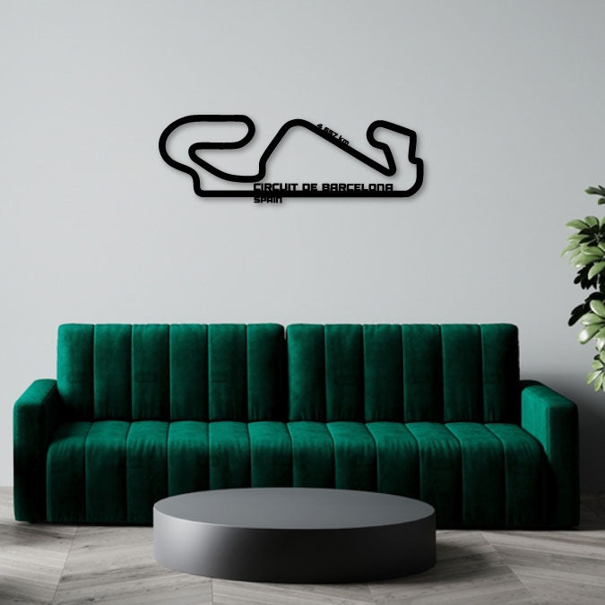 CIRCUIT DE CATALUNYA 2 METAL WALL ART