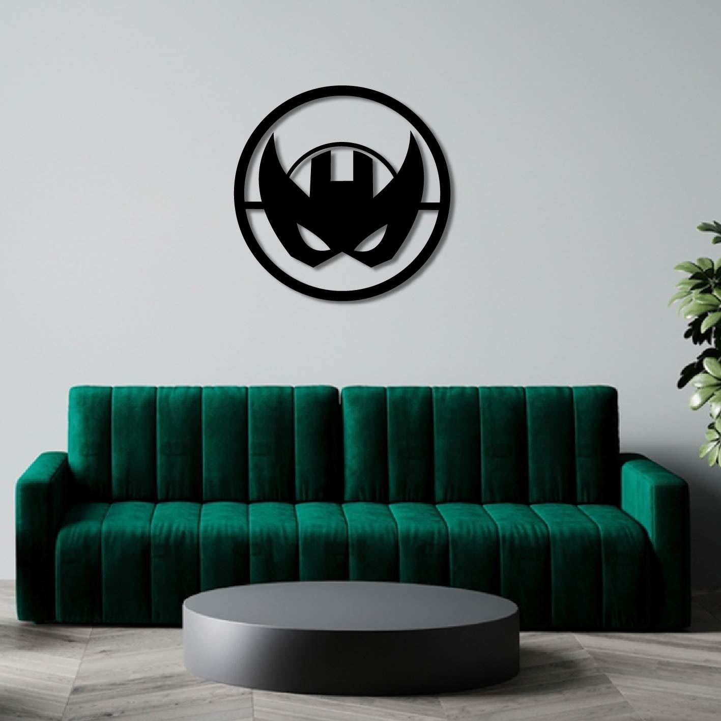 HAWKEYE CLASSIC LOGO METAL WALL ART