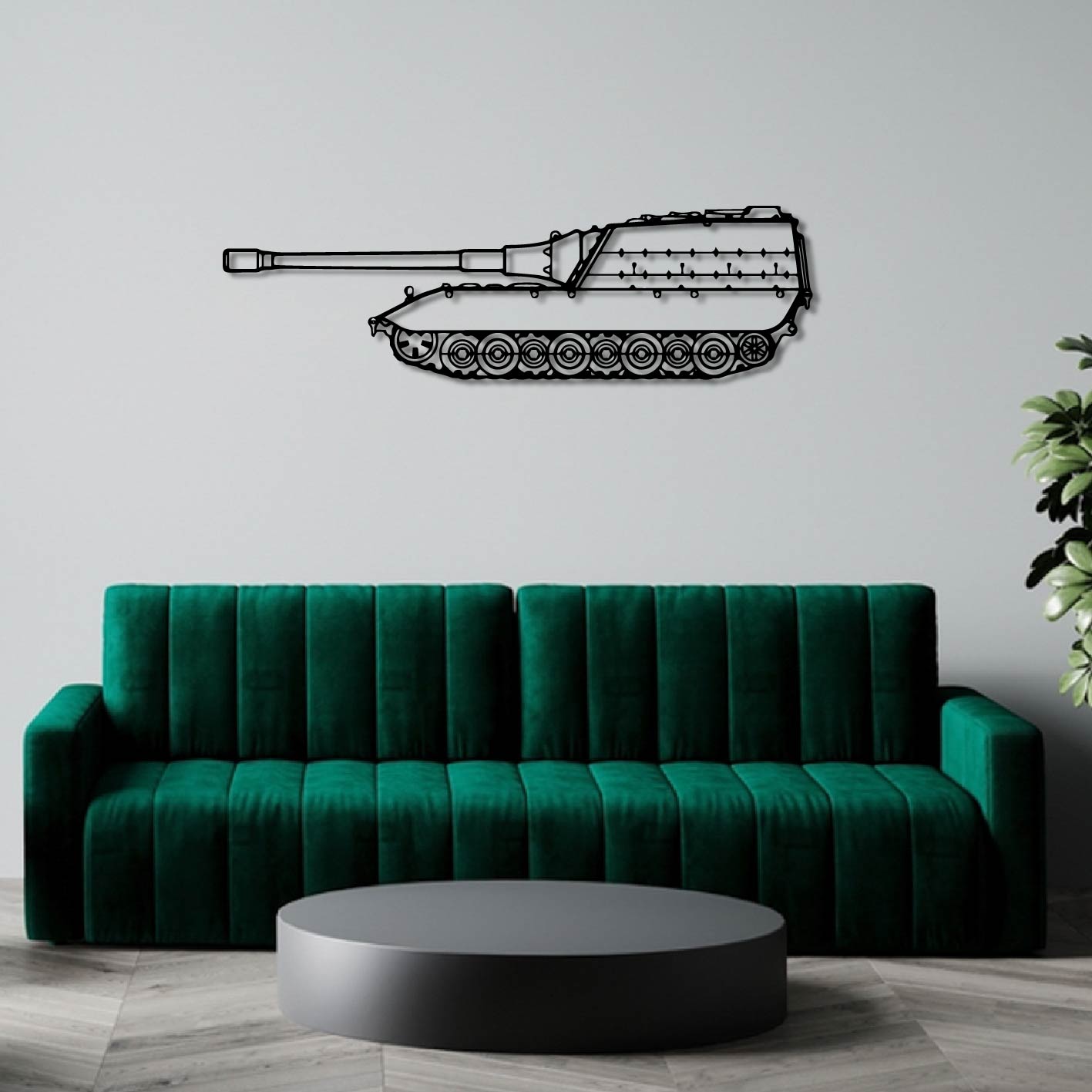 JPZ E 100 METAL WALL ART