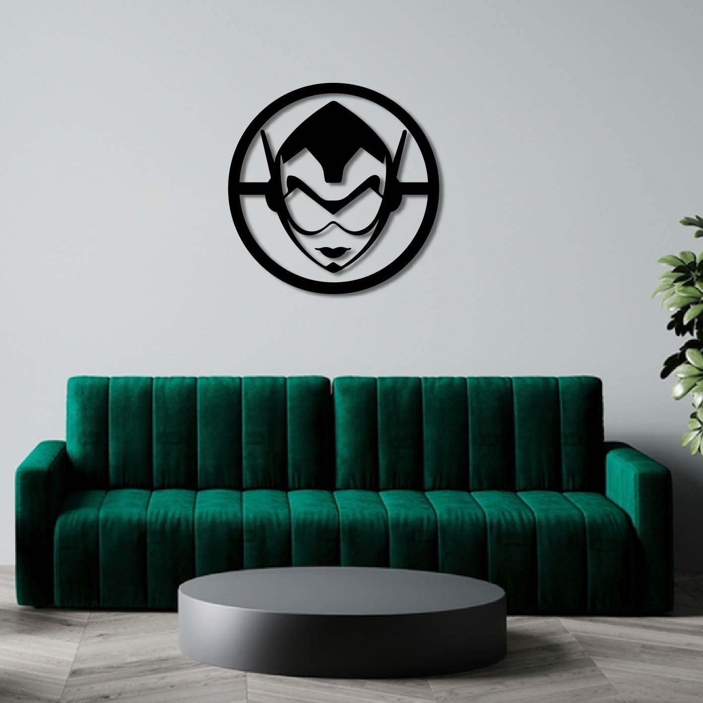 THE WASP LOGO METAL WALL ART