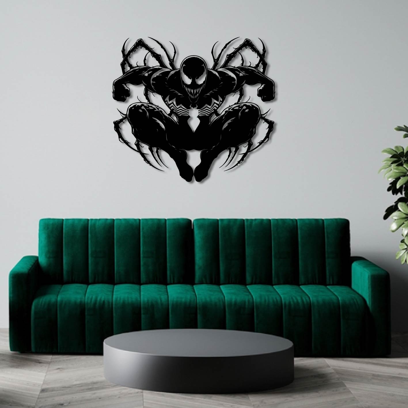 VENOM SYMBIOTE METAL WALL ART