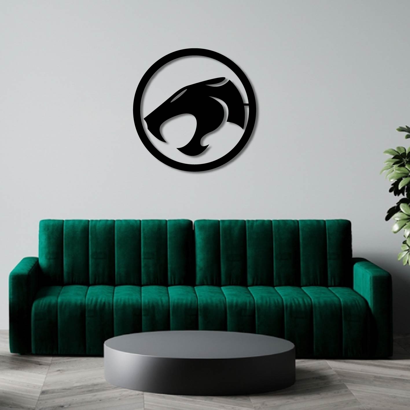 THUNDERCATS LOGO METAL WALL ART