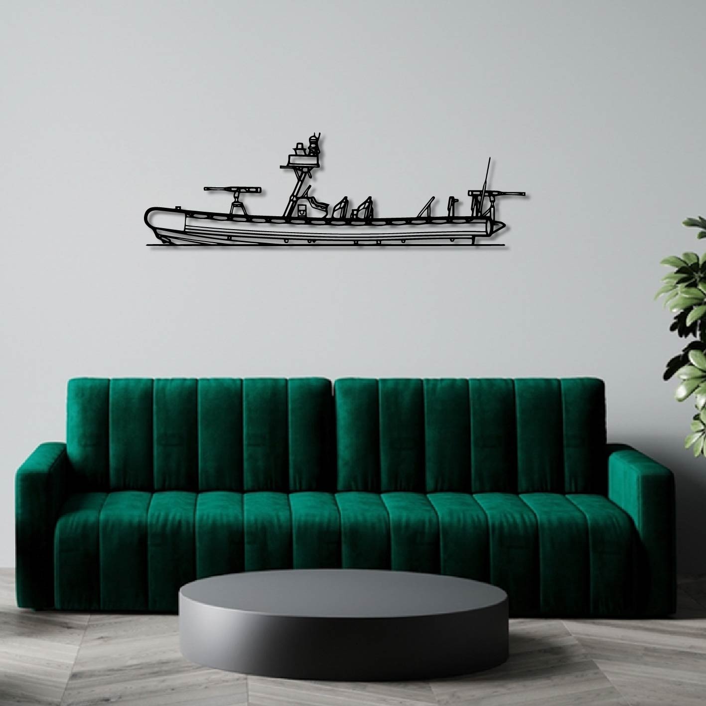 NSW RHIB METAL WALL ART