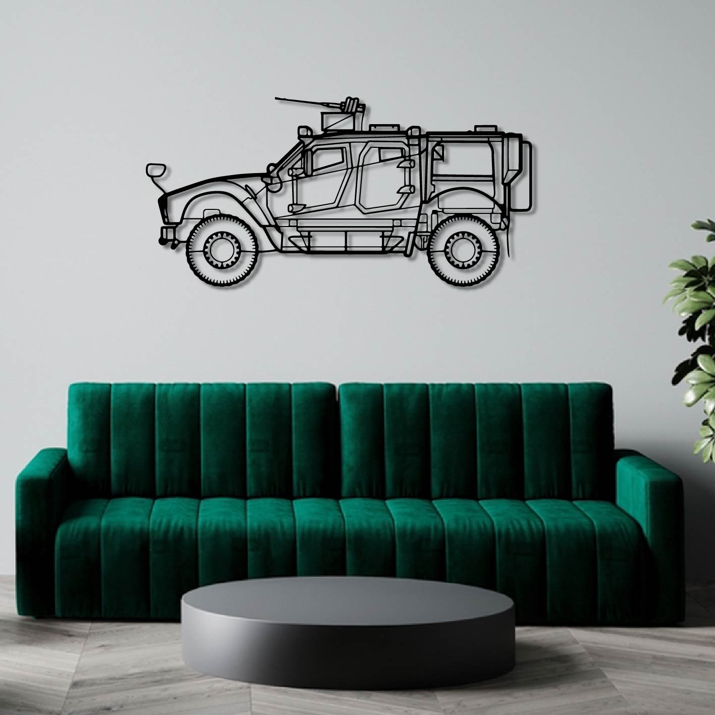 M-ATV MRAP METAL WALL ART