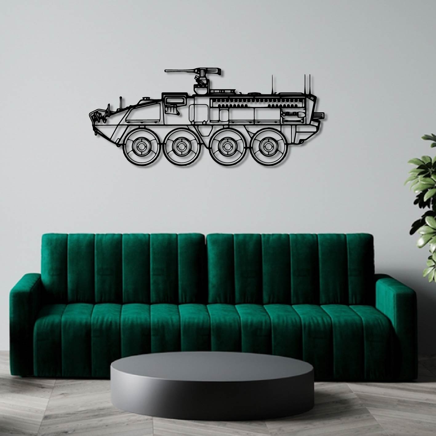 M1126 STRYKER METAL WALL ART
