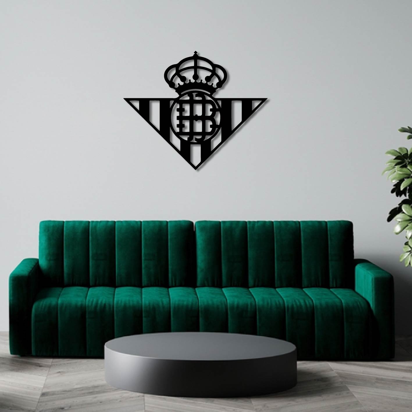 REAL BETIS LOGO METAL WALL ART