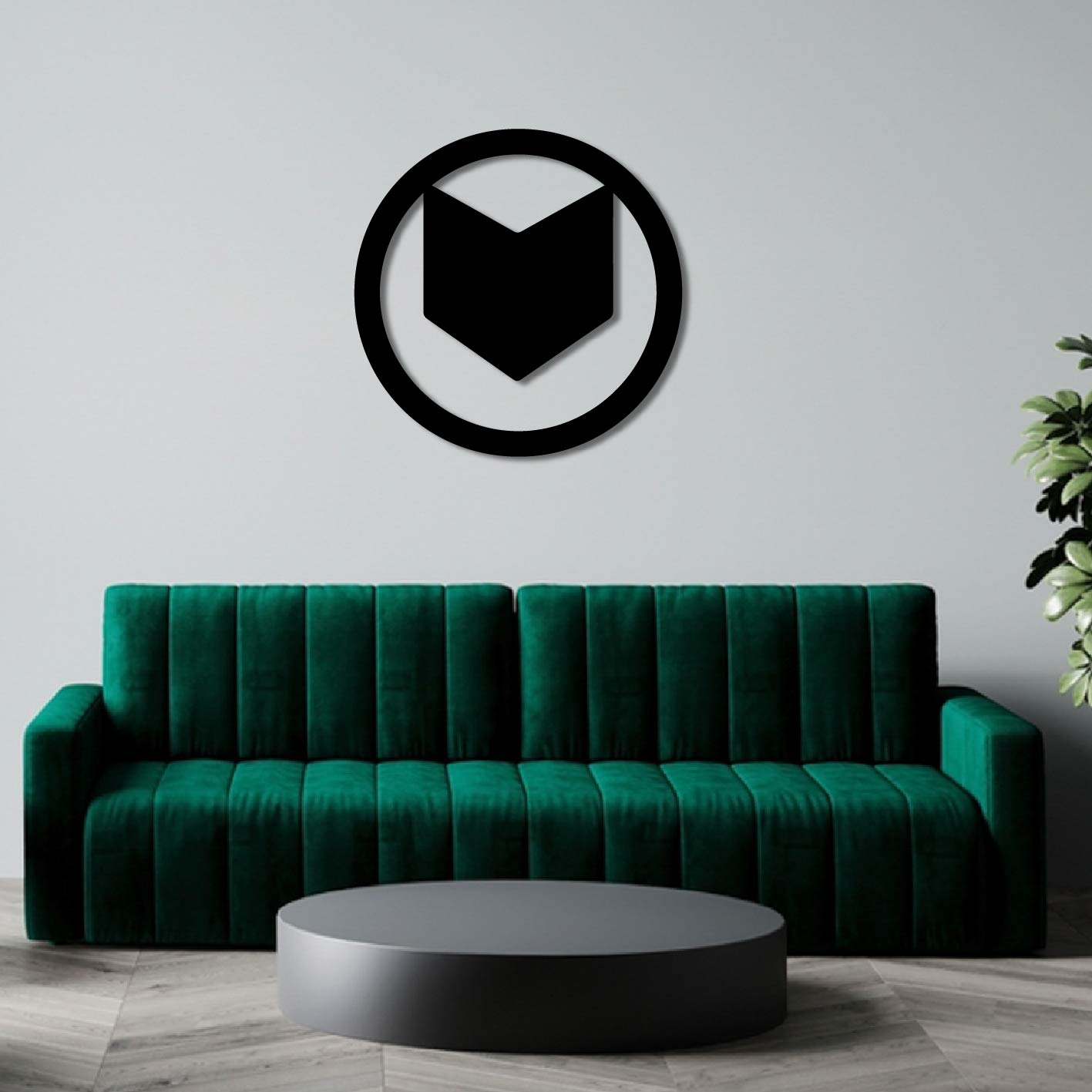 HAWKEYE LOGO METAL WALL ART