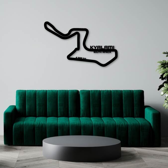KYALAMI GRAND PRIX CIRCUIT METAL WALL ART