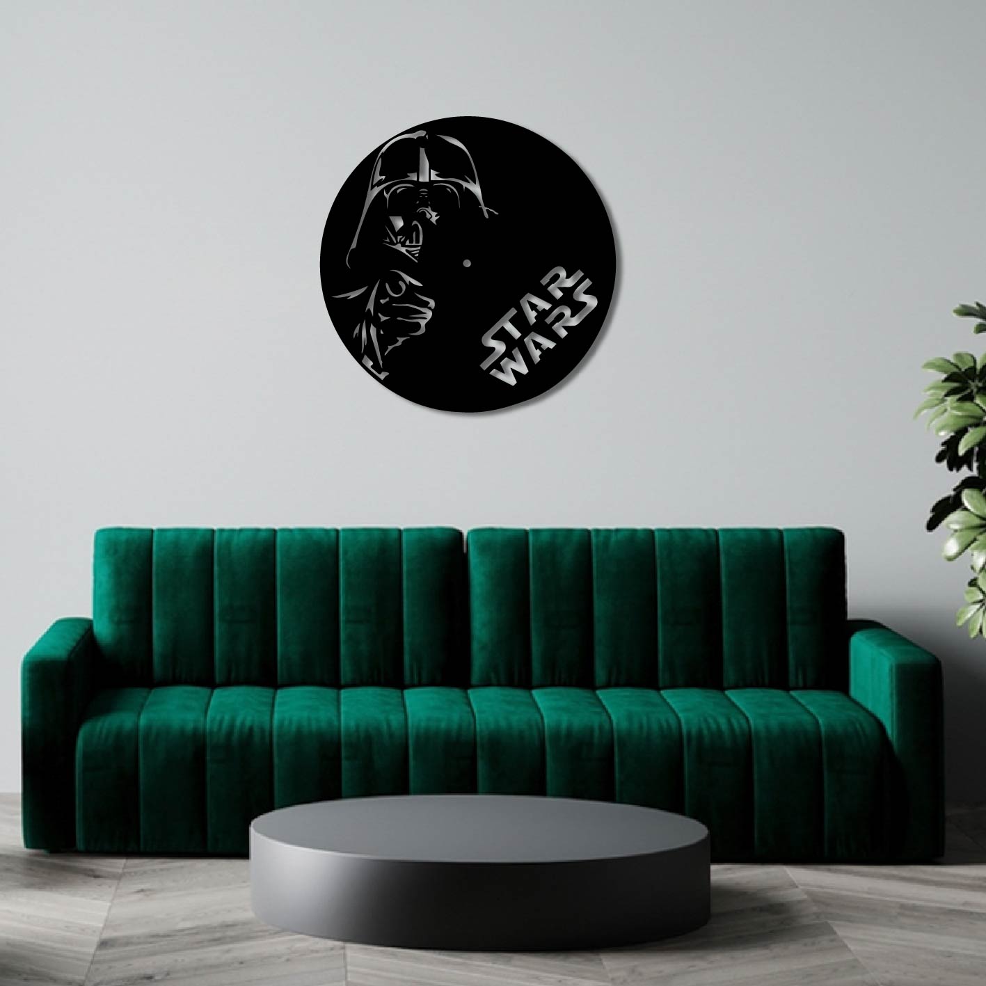 STAR WARS DARTH VADER VINYL DECOR METAL WALL ART