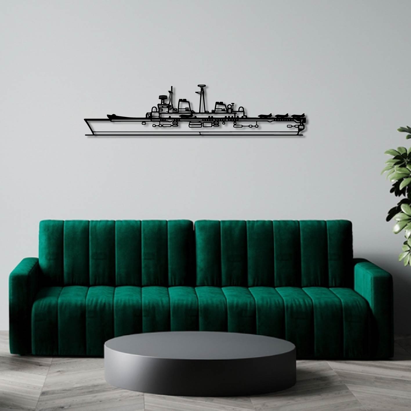 HMS INVINCIBLE R05 METAL WALL ART