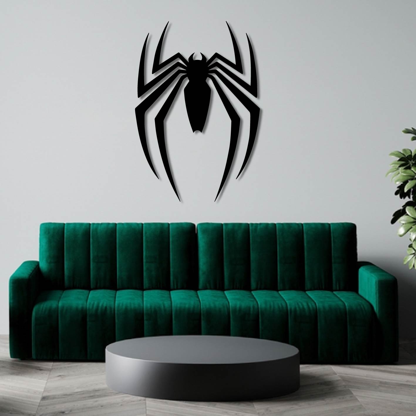 SPIDERMAN LOGO METAL WALL ART