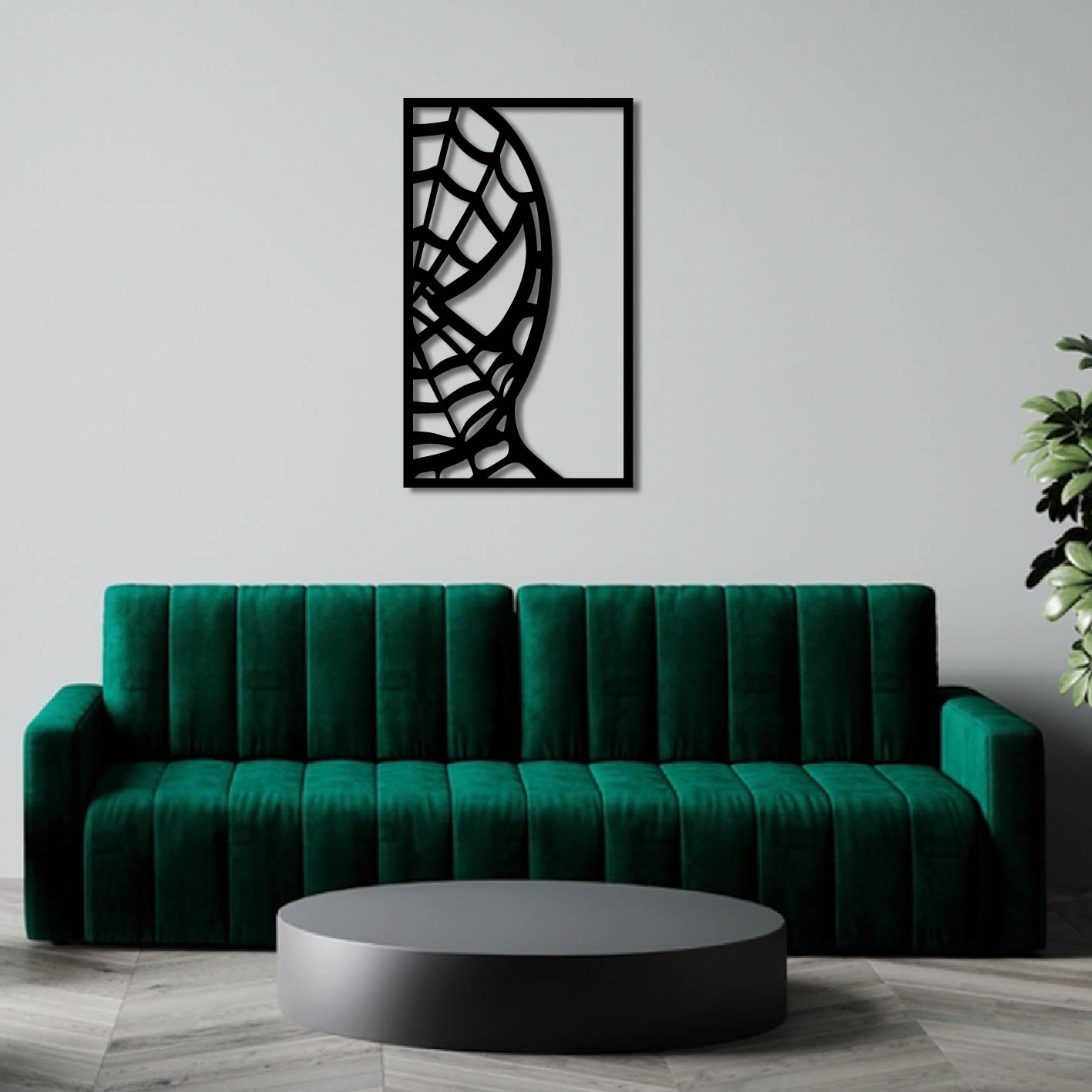SPIDERMAN FACE PORTRAIT METAL WALL ART