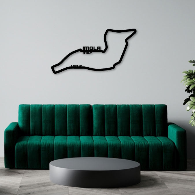 IMOLA AUTODROMO ENZO E DINO FERRARI METAL WALL ART