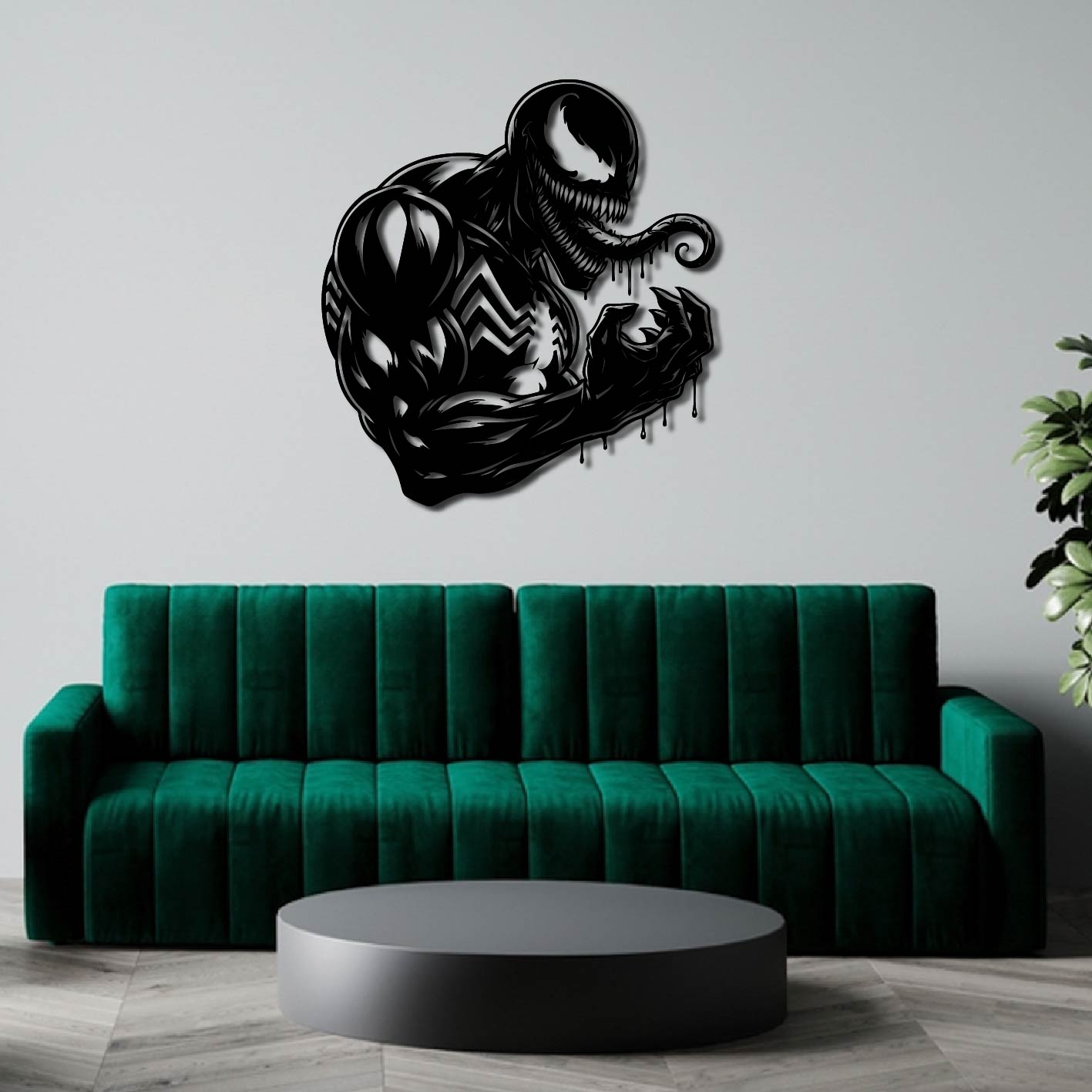 VENOM SIDE METAL WALL ART