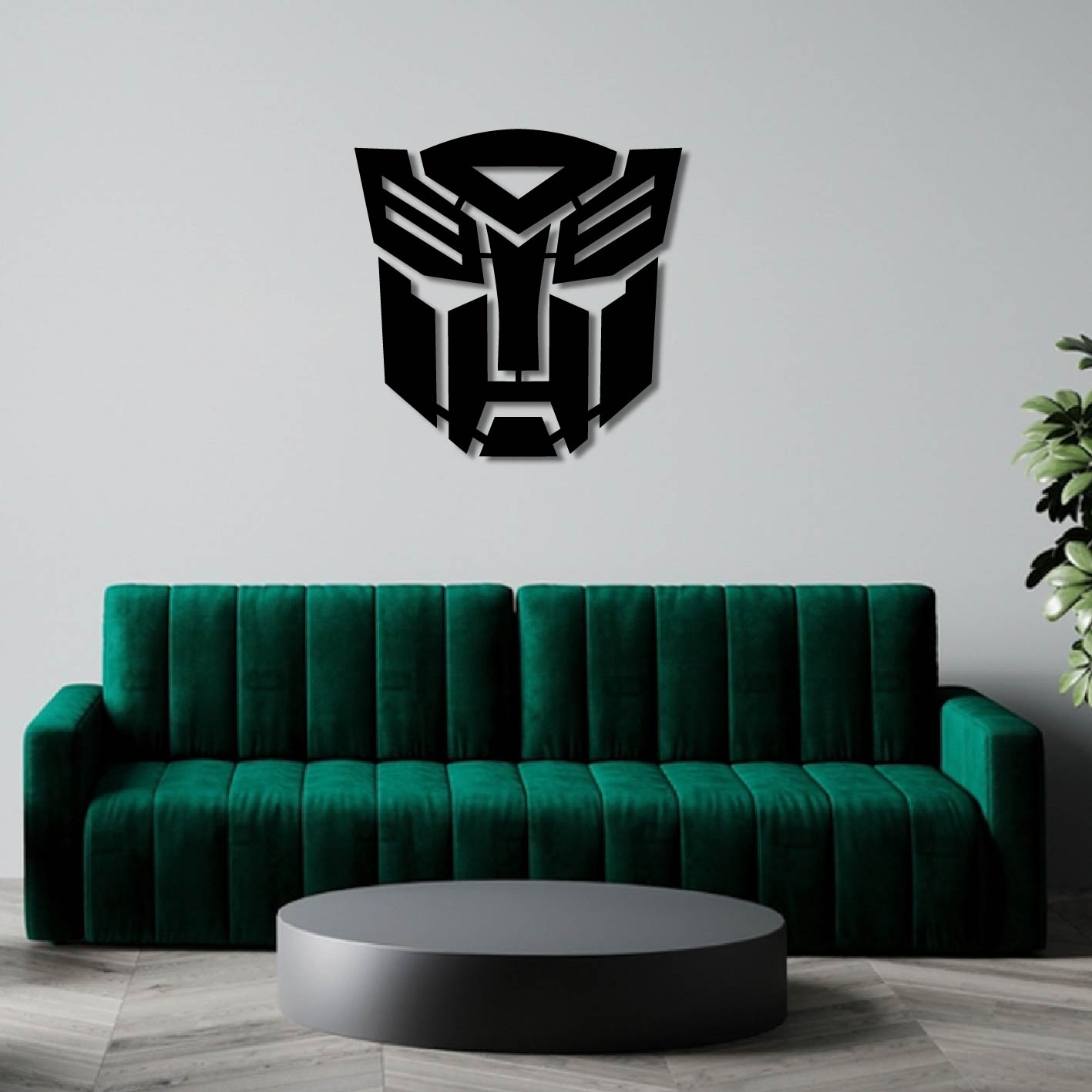 TRANSFORMERS AUTOBOTS LOGO METAL WALL ART