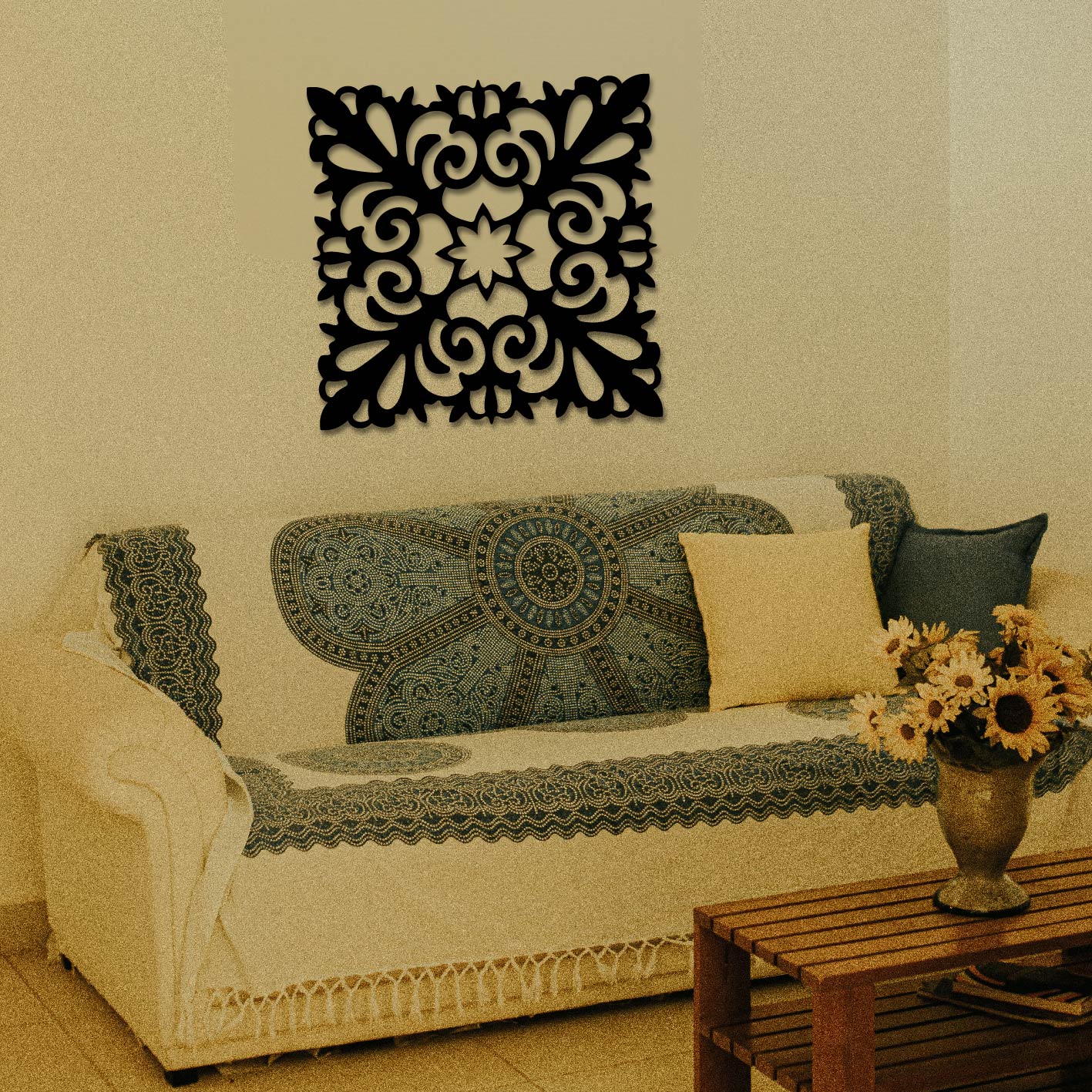 DECORATIVE MANDALA Metal Wall Art