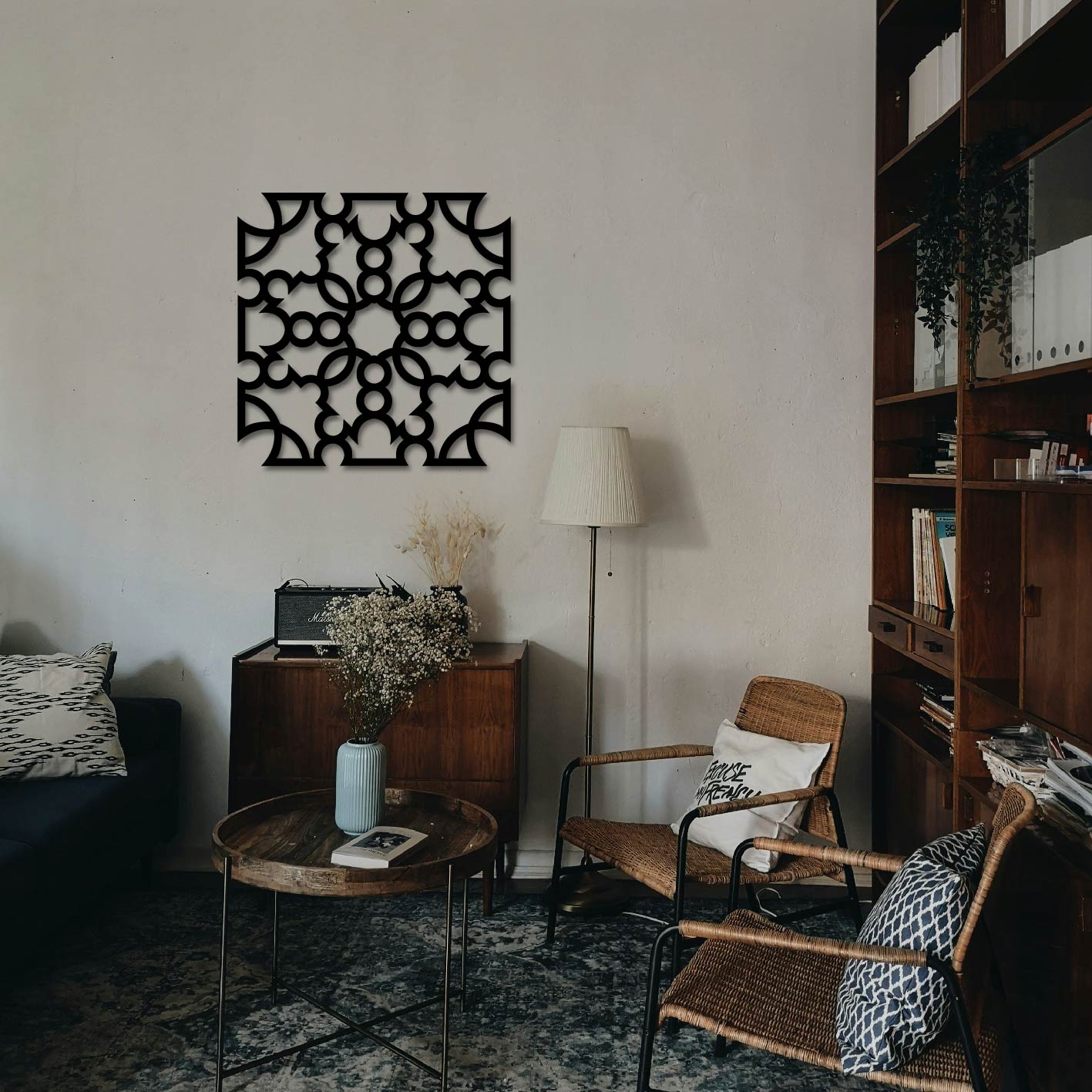 MANDALA PATTERN DECOR Metal Wall Art