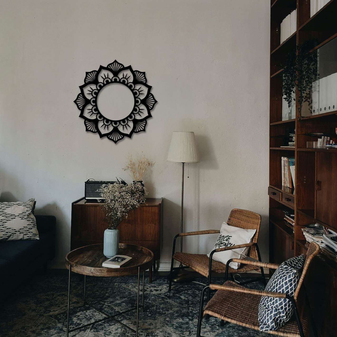 BASIC MANDALA METAL WALL ART