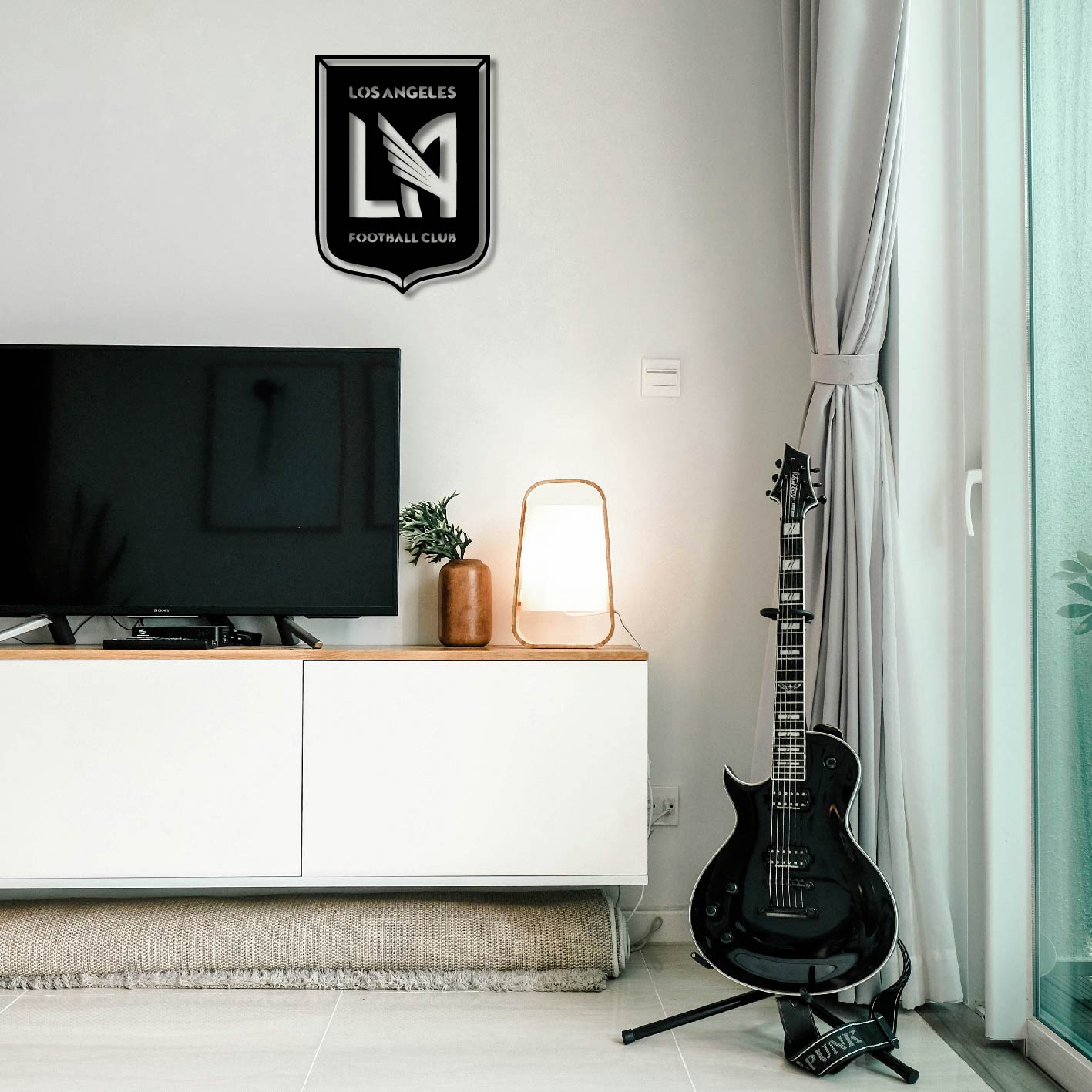 LOS ANGELES FOOTBALL CLUB LOGO METAL WALL ART