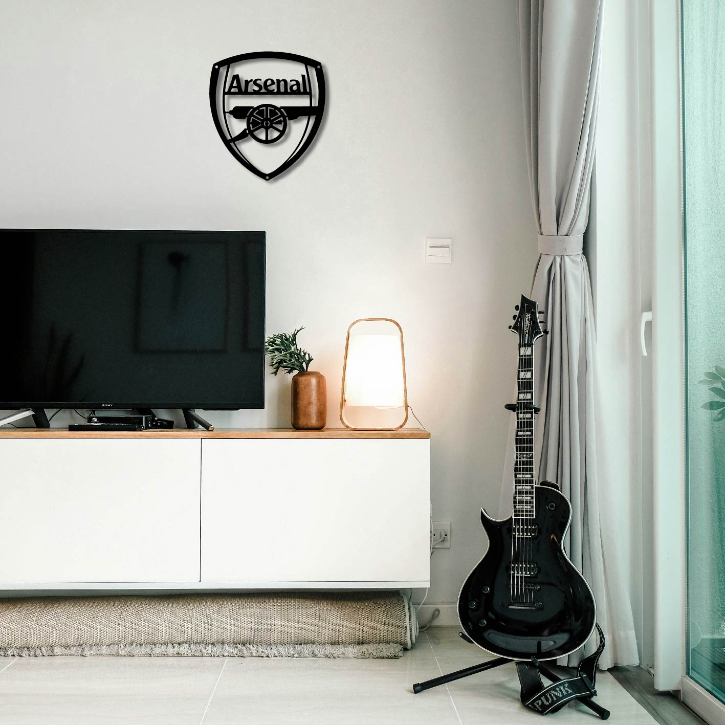 ARSENAL LOGO METAL WALL ART
