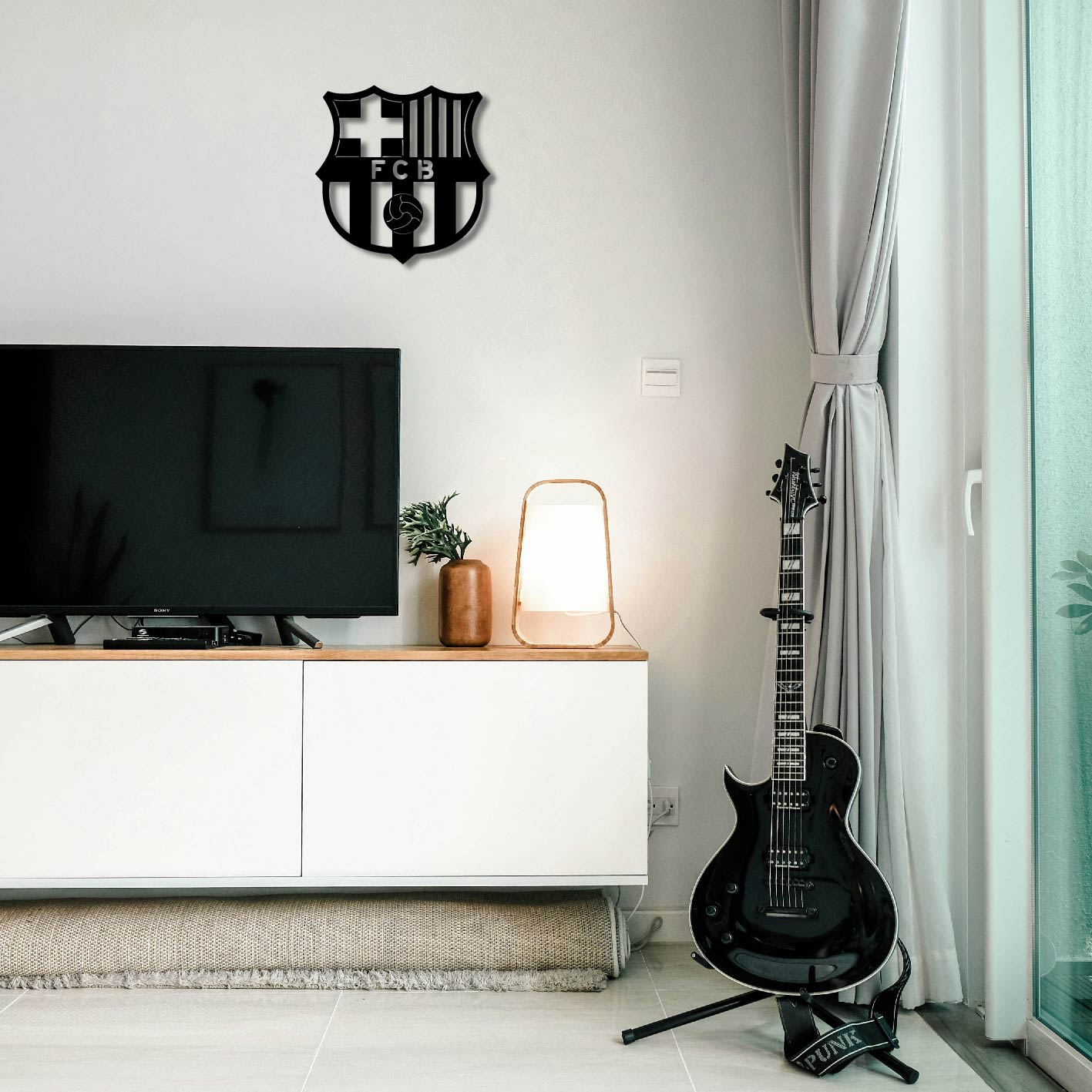 BARCELONA LOGO METAL WALL ART