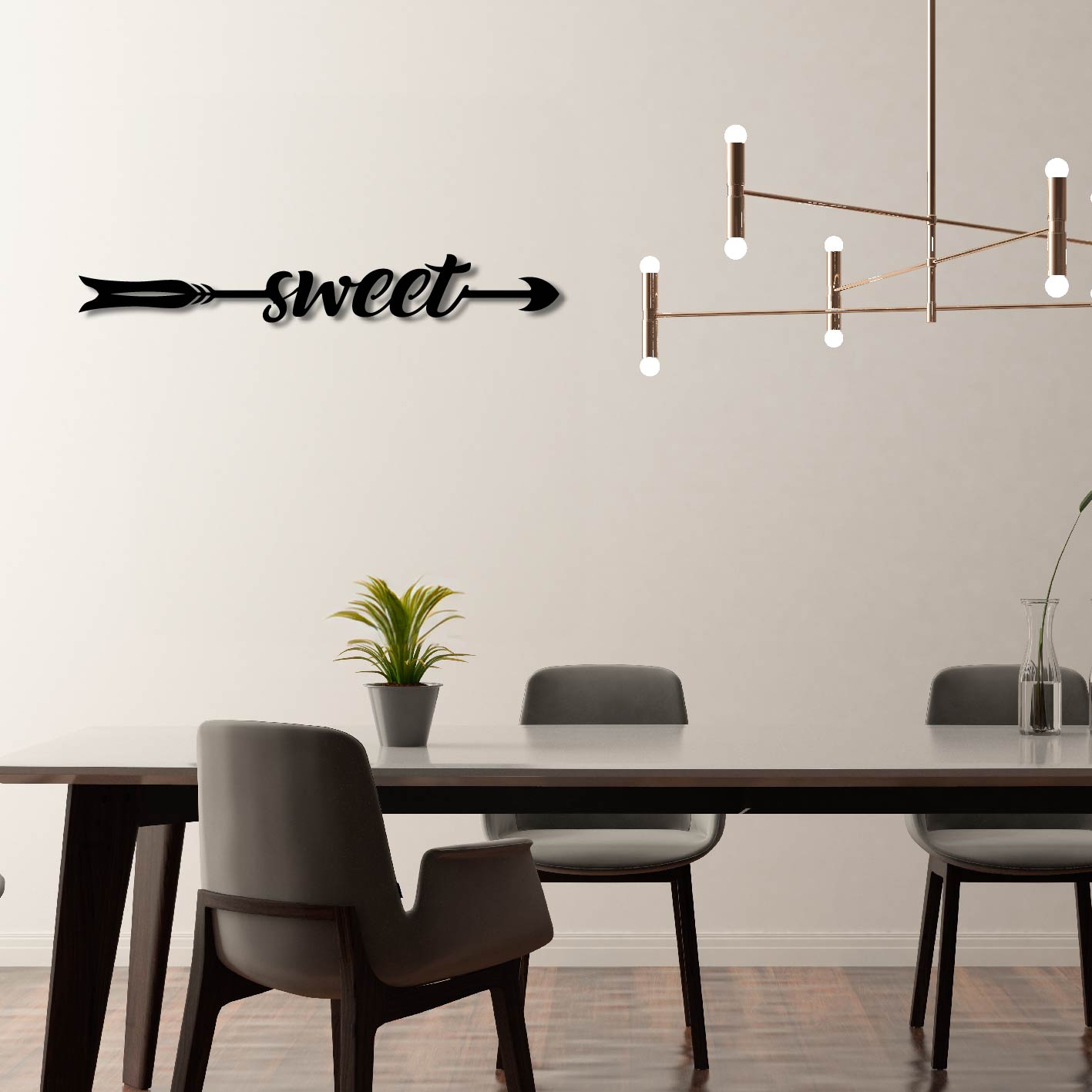 ARROW SWEET METAL WALL ART