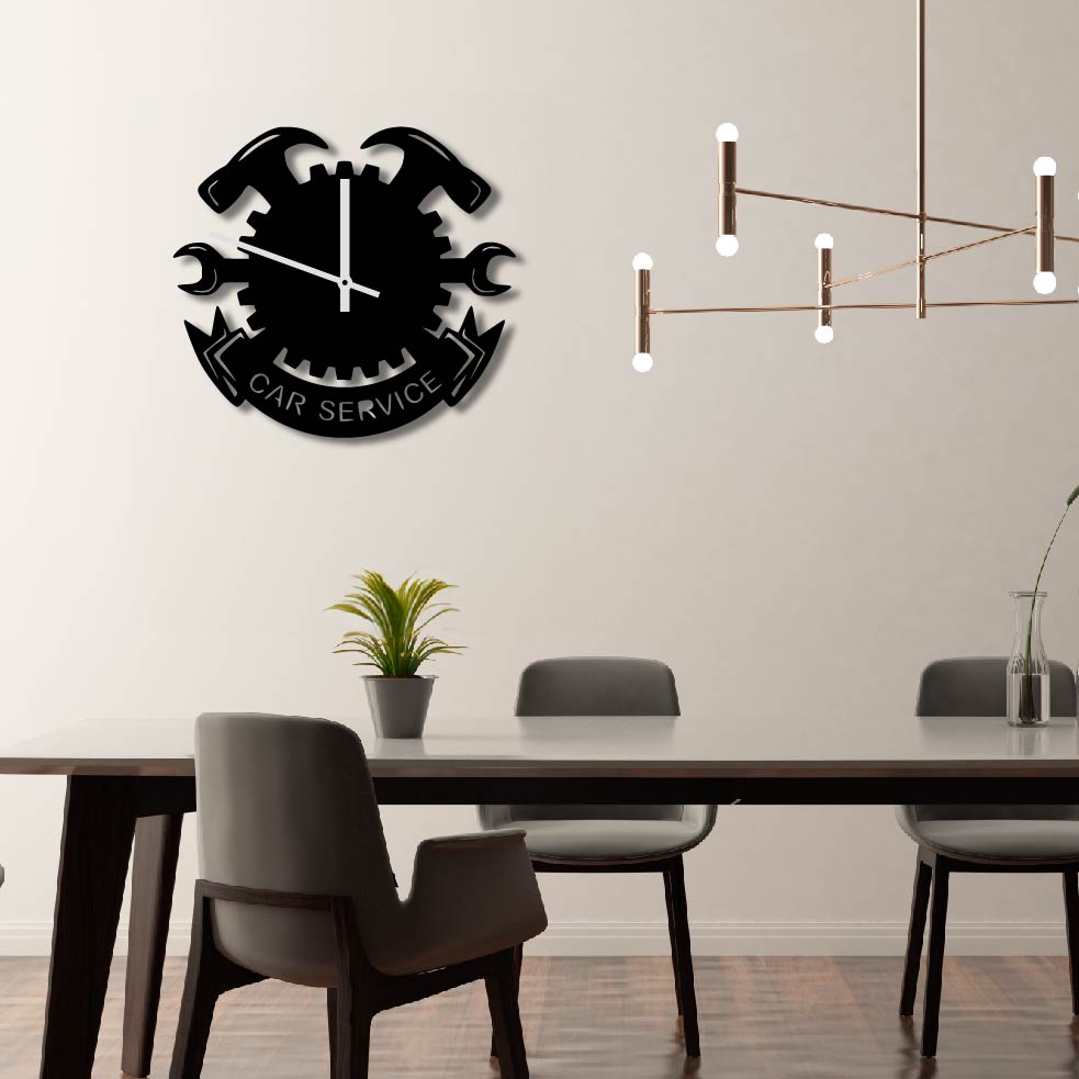 MECHANIC METAL WALL ART CLOCK