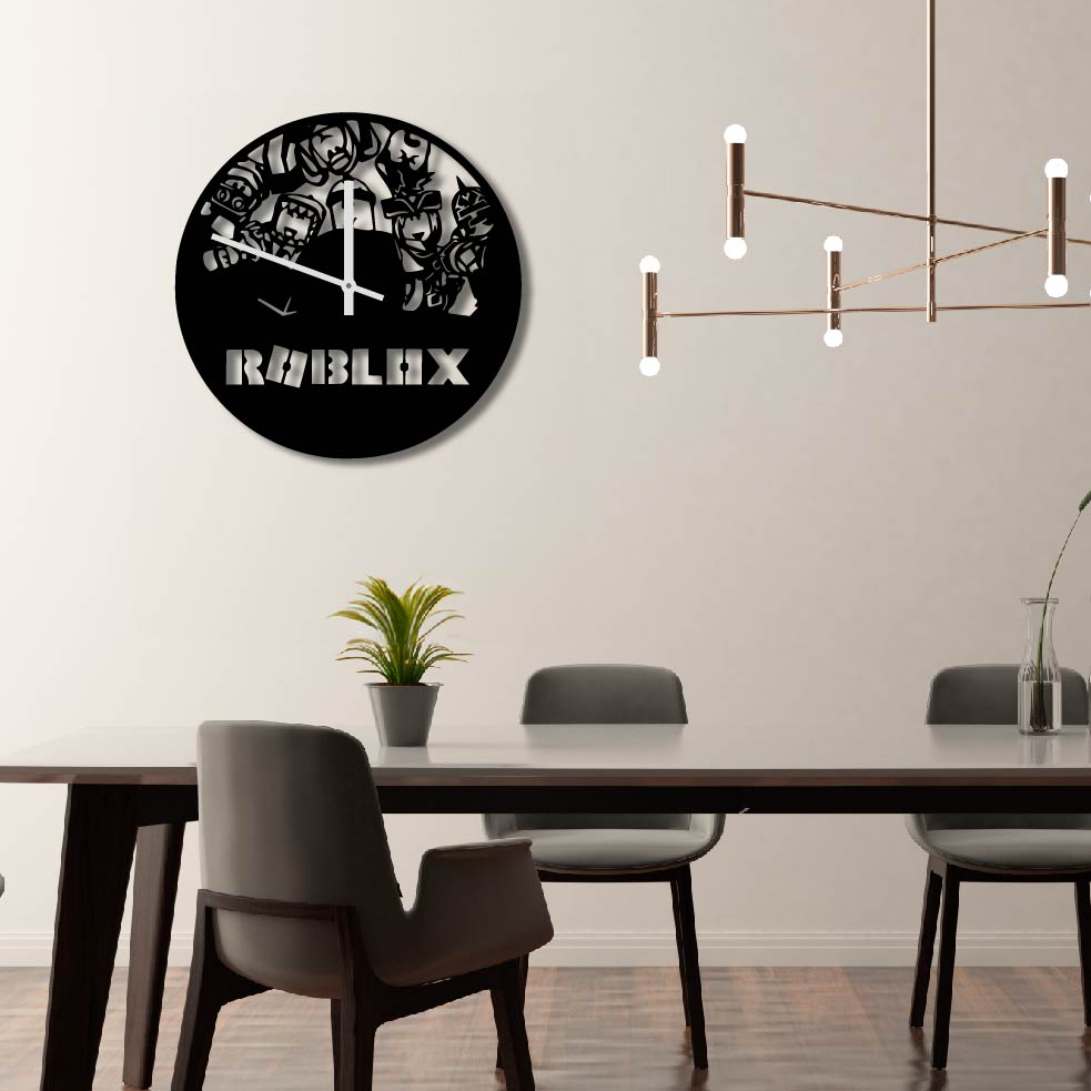 ROBLOX METAL WALL ART CLOCK