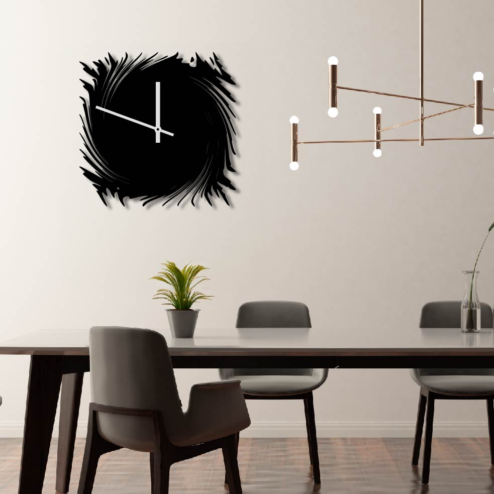 VOID METAL WALL ART CLOCK