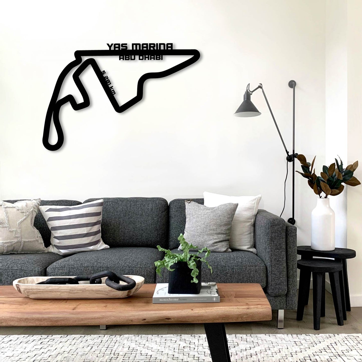 YAS MARINA CIRCUIT 2 METAL WALL ART