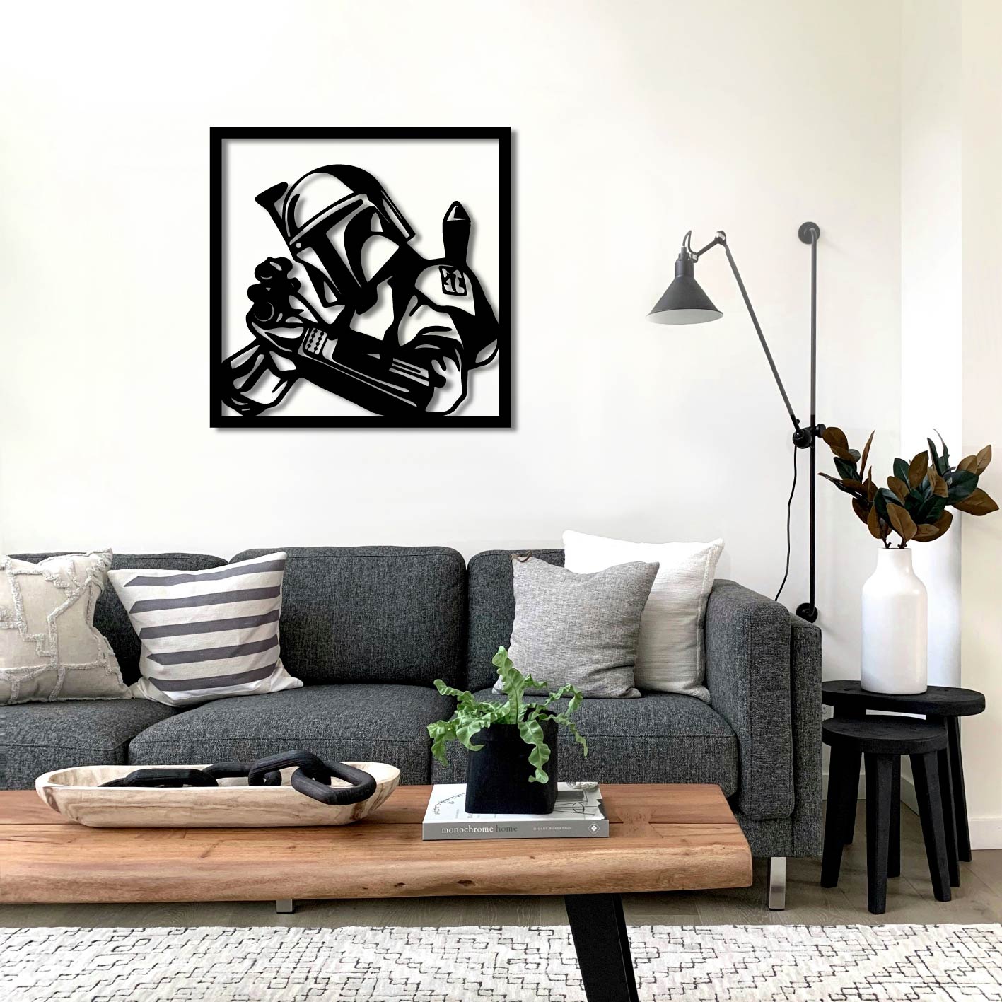 STAR WARS MANDALORIAN METAL WALL ART