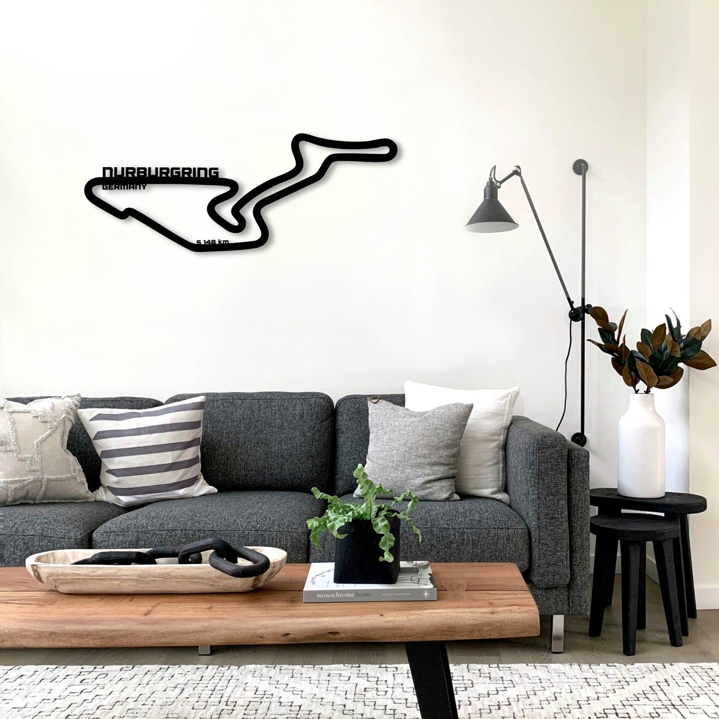 NURBURGRING METAL WALL ART