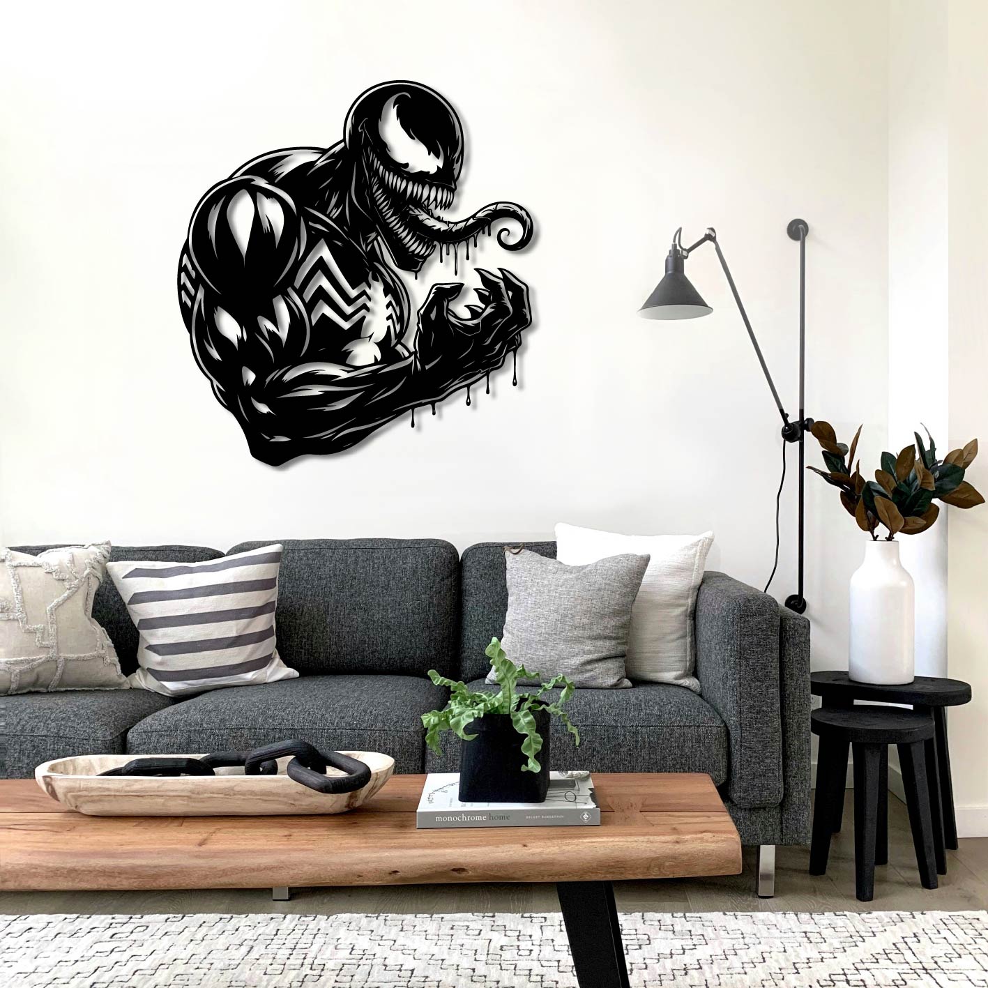 VENOM SIDE METAL WALL ART