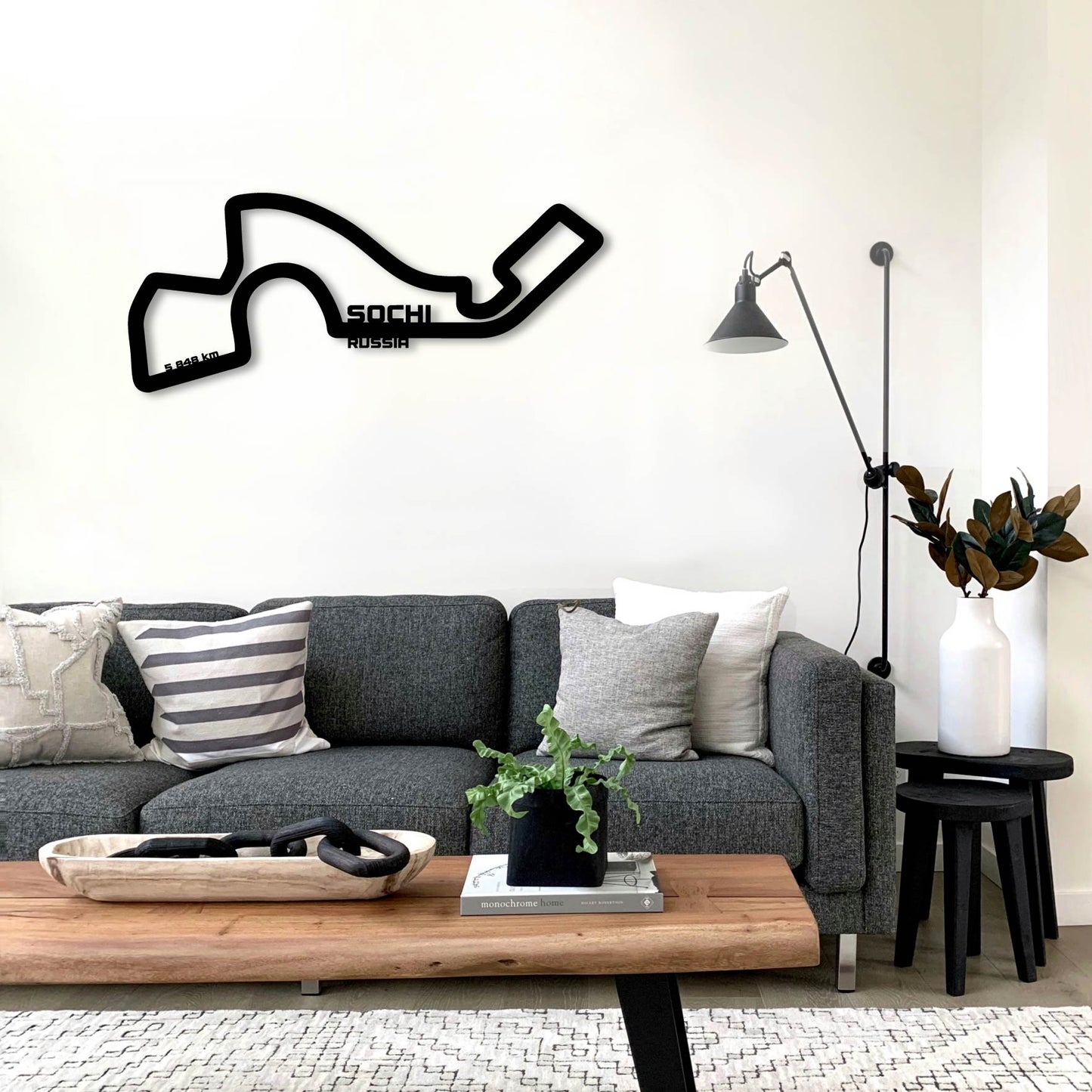 SOCHI RUSSIAN GRAND PRIX METAL WALL ART