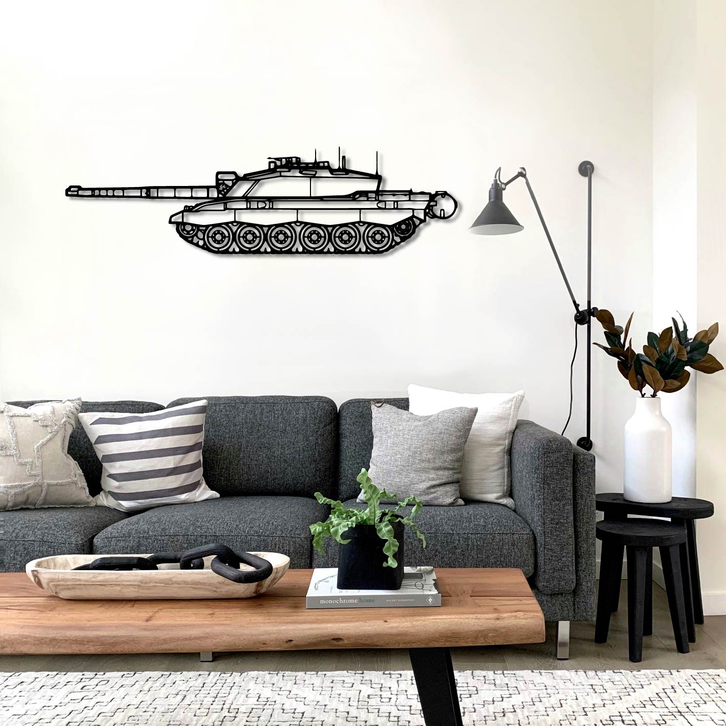 CHALLENGER 2 SR2 1998 METAL WALL ART
