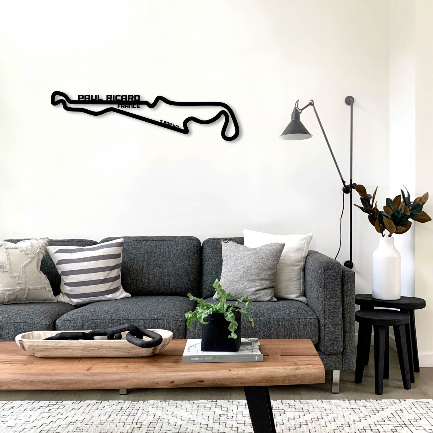 PAUL RICARD CIRCUIT METAL WALL ART