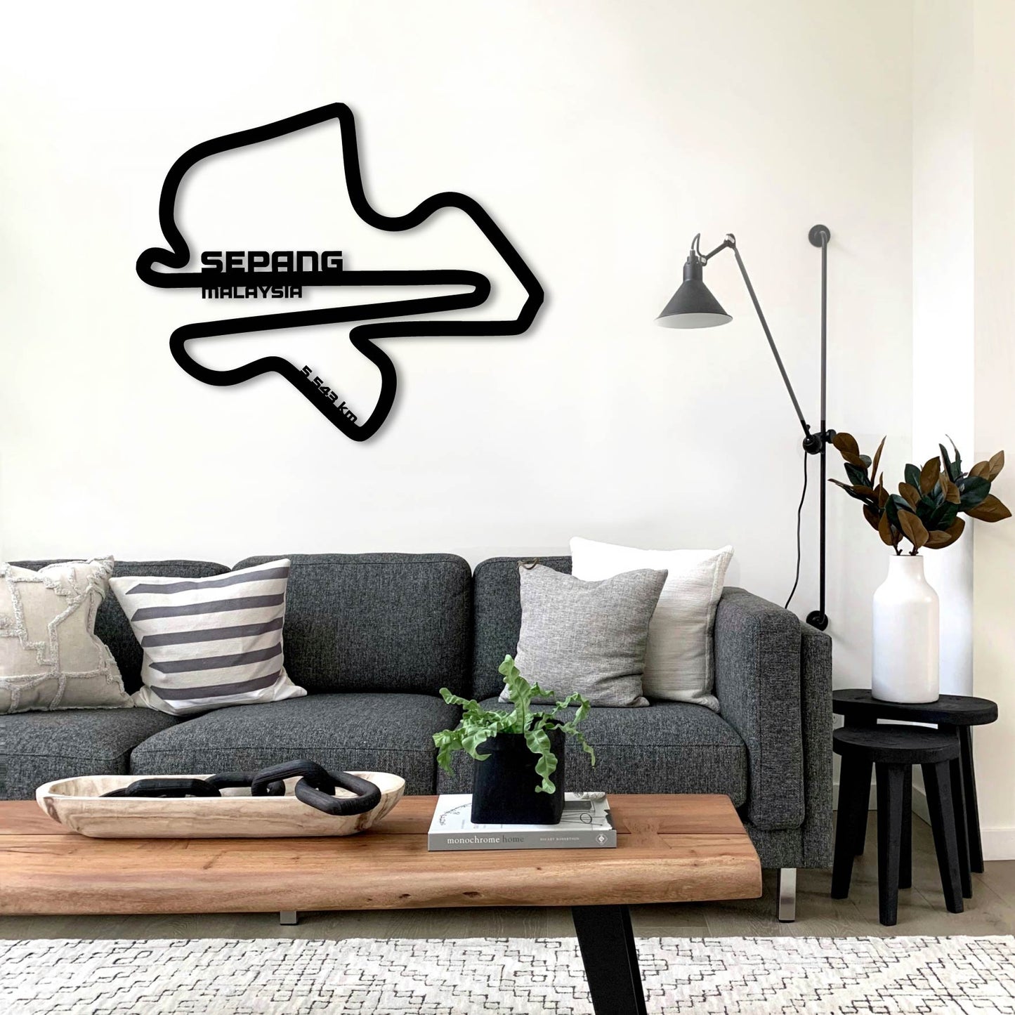 SEPANG INTERNATIONAL CIRCUIT METAL WALL ART